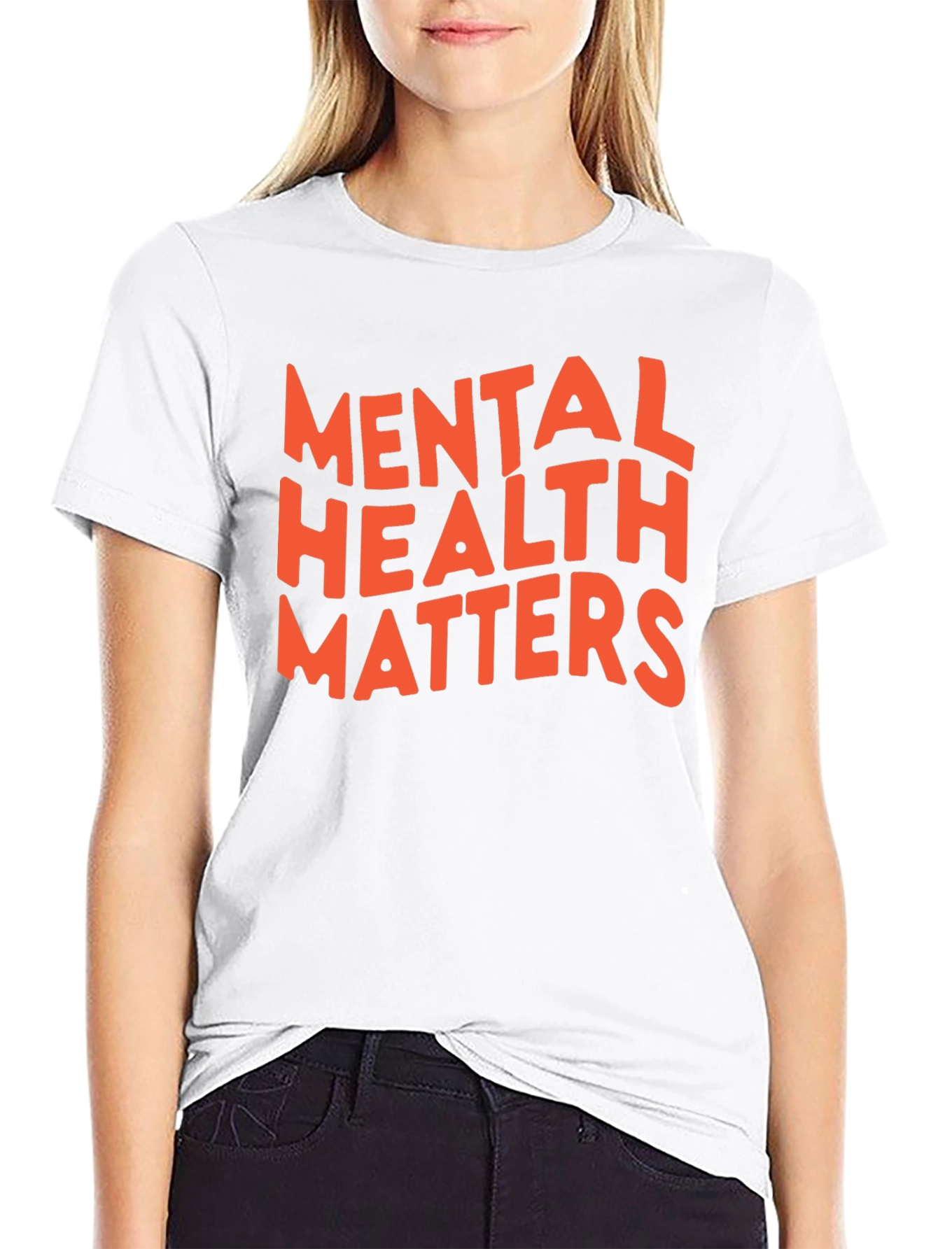 Mental Health Matters Graphic Tee - Black