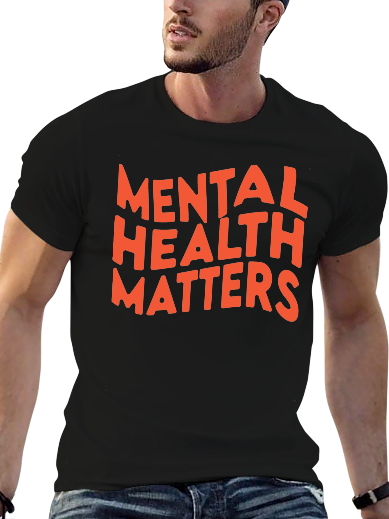 Mental Health Matters Graphic Tee - Black