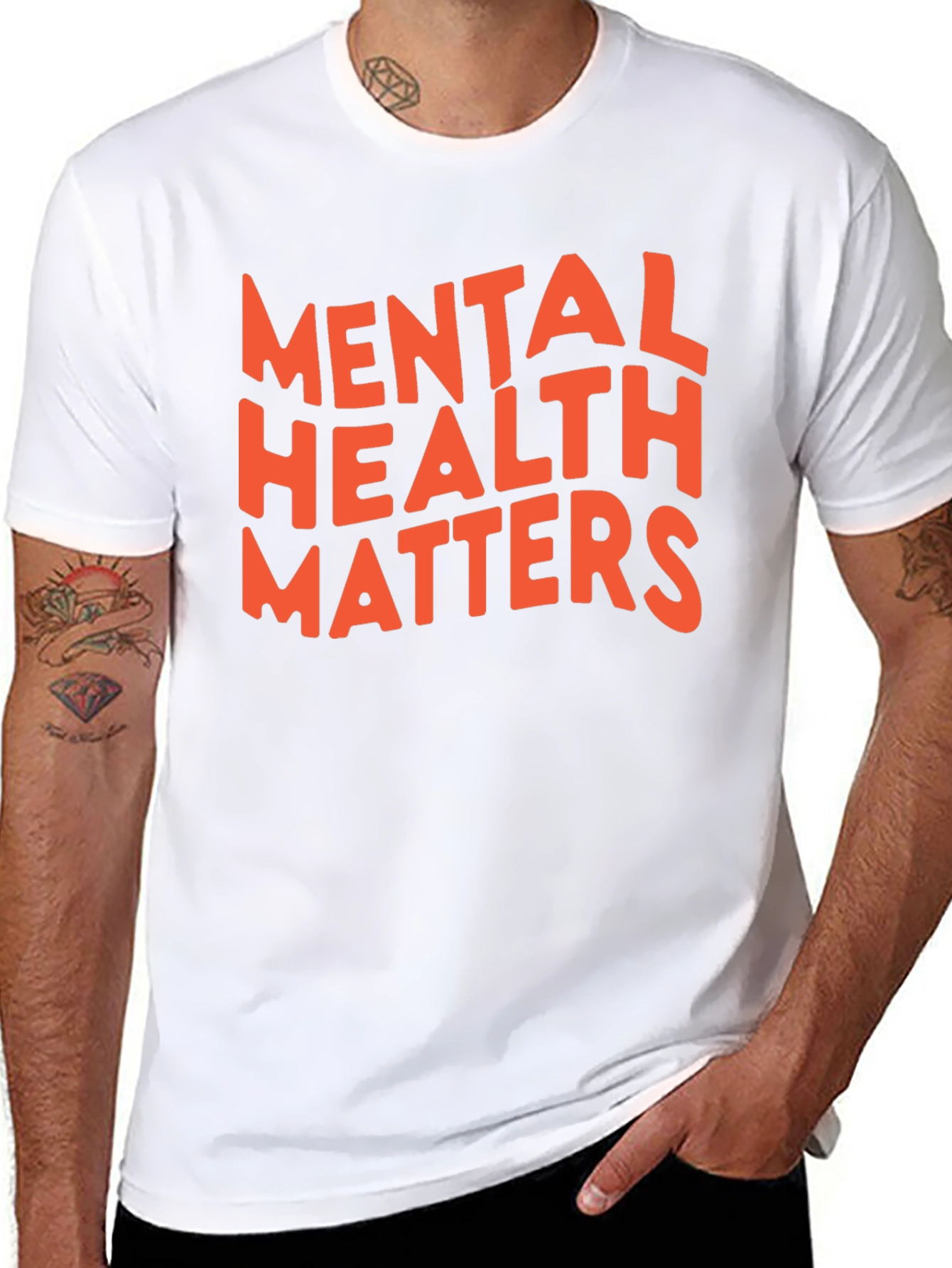 Mental Health Matters Graphic Tee - Black