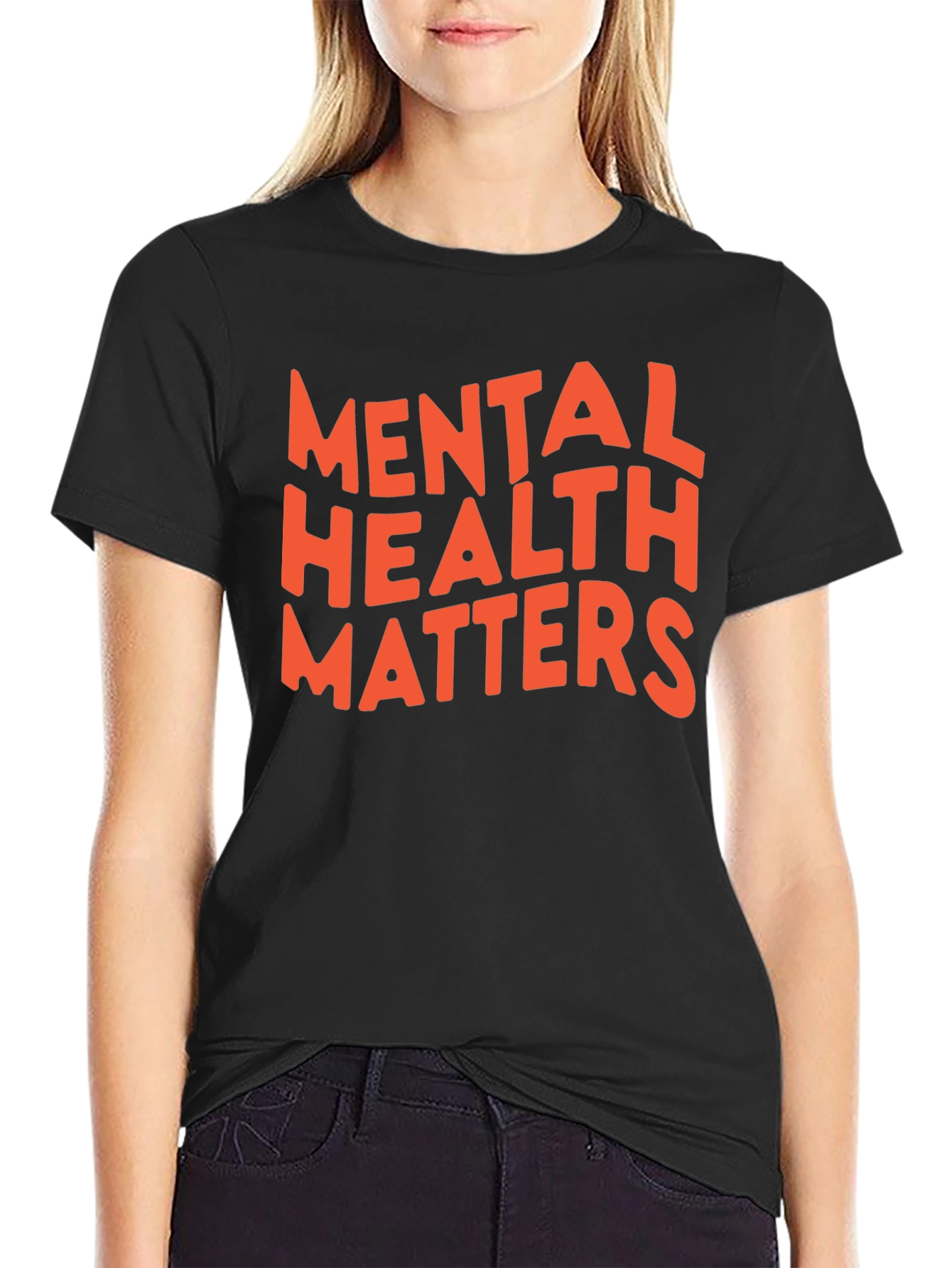 Mental Health Matters Graphic Tee - Black