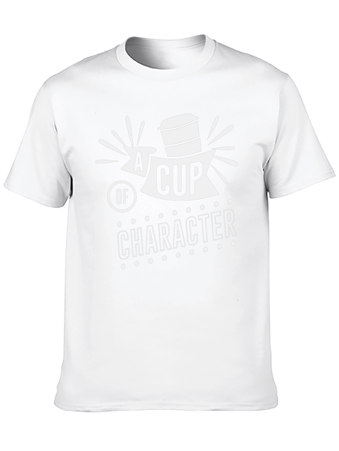 A Cup of Character Black Graphic Tee