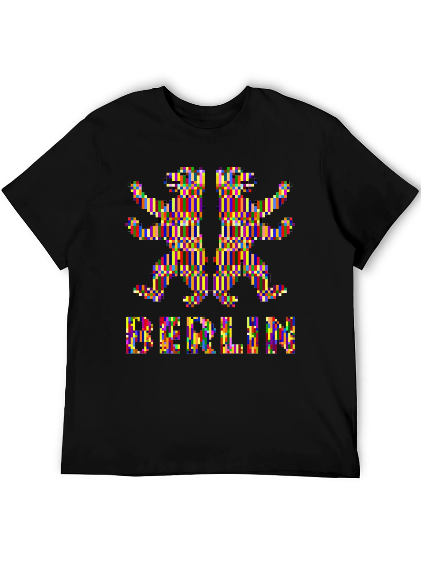 Pixel Art Berlin Bear Graphic Tee