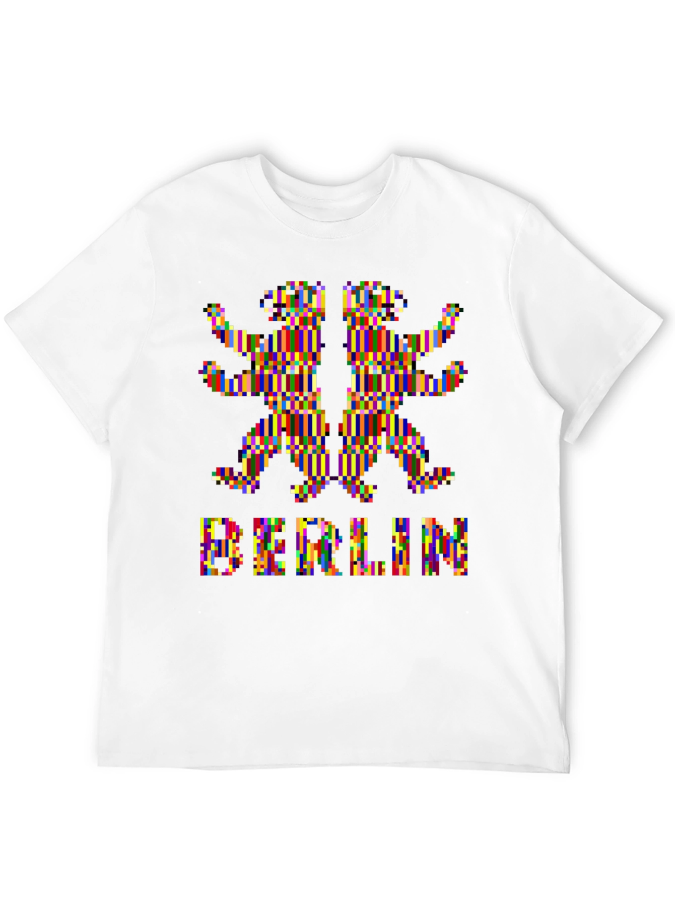 Pixel Art Berlin Bear Graphic Tee