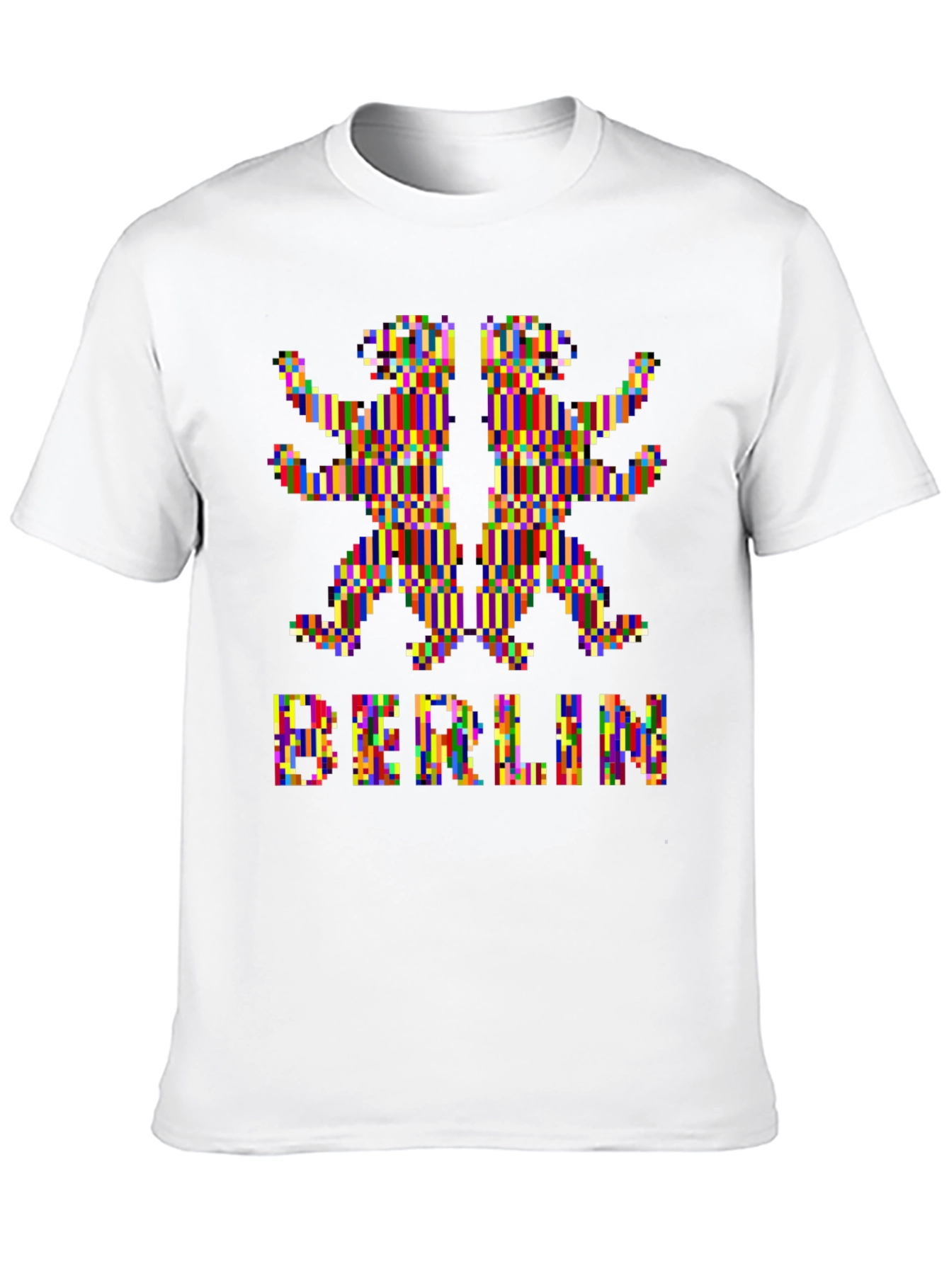 Pixel Art Berlin Bear Graphic Tee