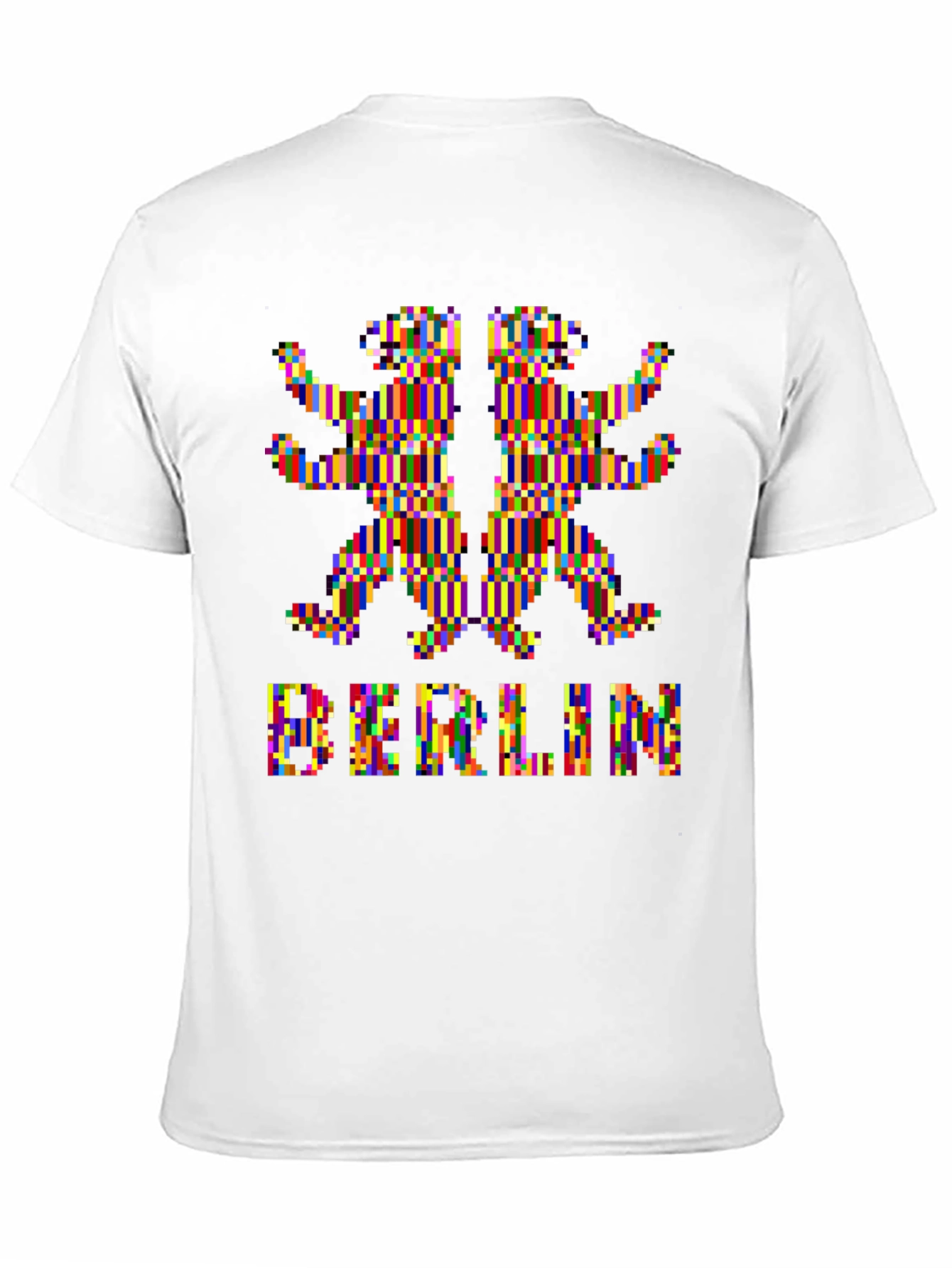 Pixel Art Berlin Bear Graphic Tee