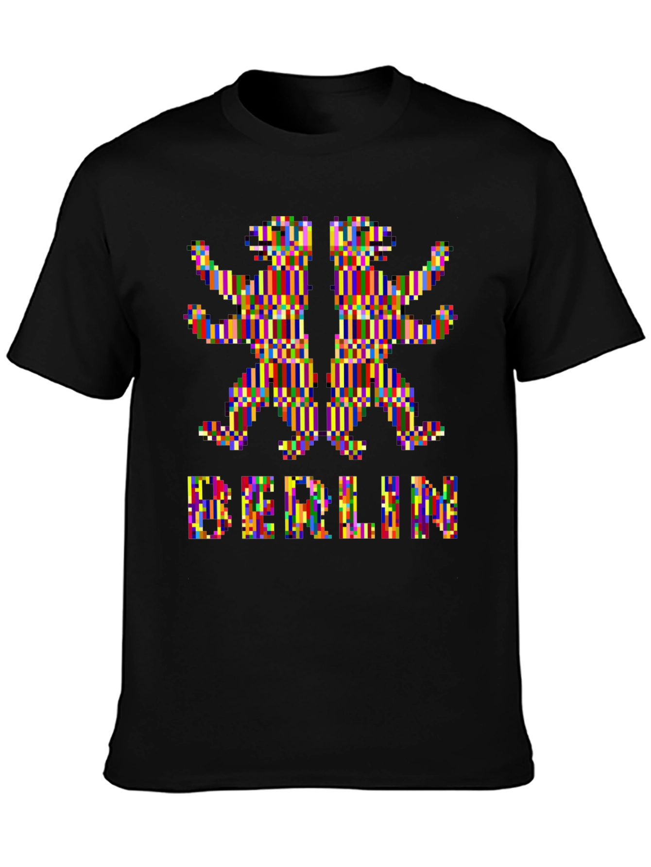 Pixel Art Berlin Bear Graphic Tee