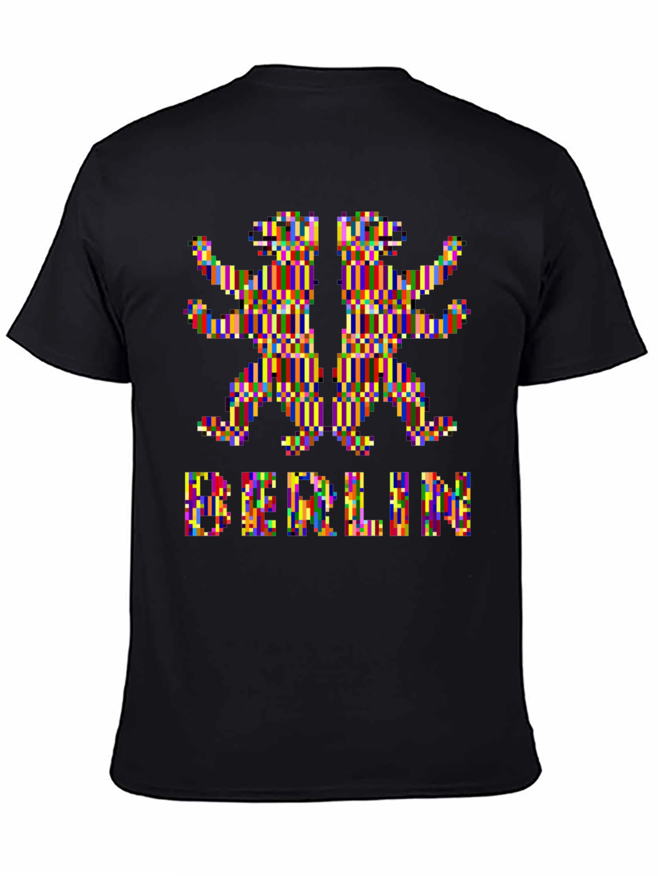 Pixel Art Berlin Bear Graphic Tee
