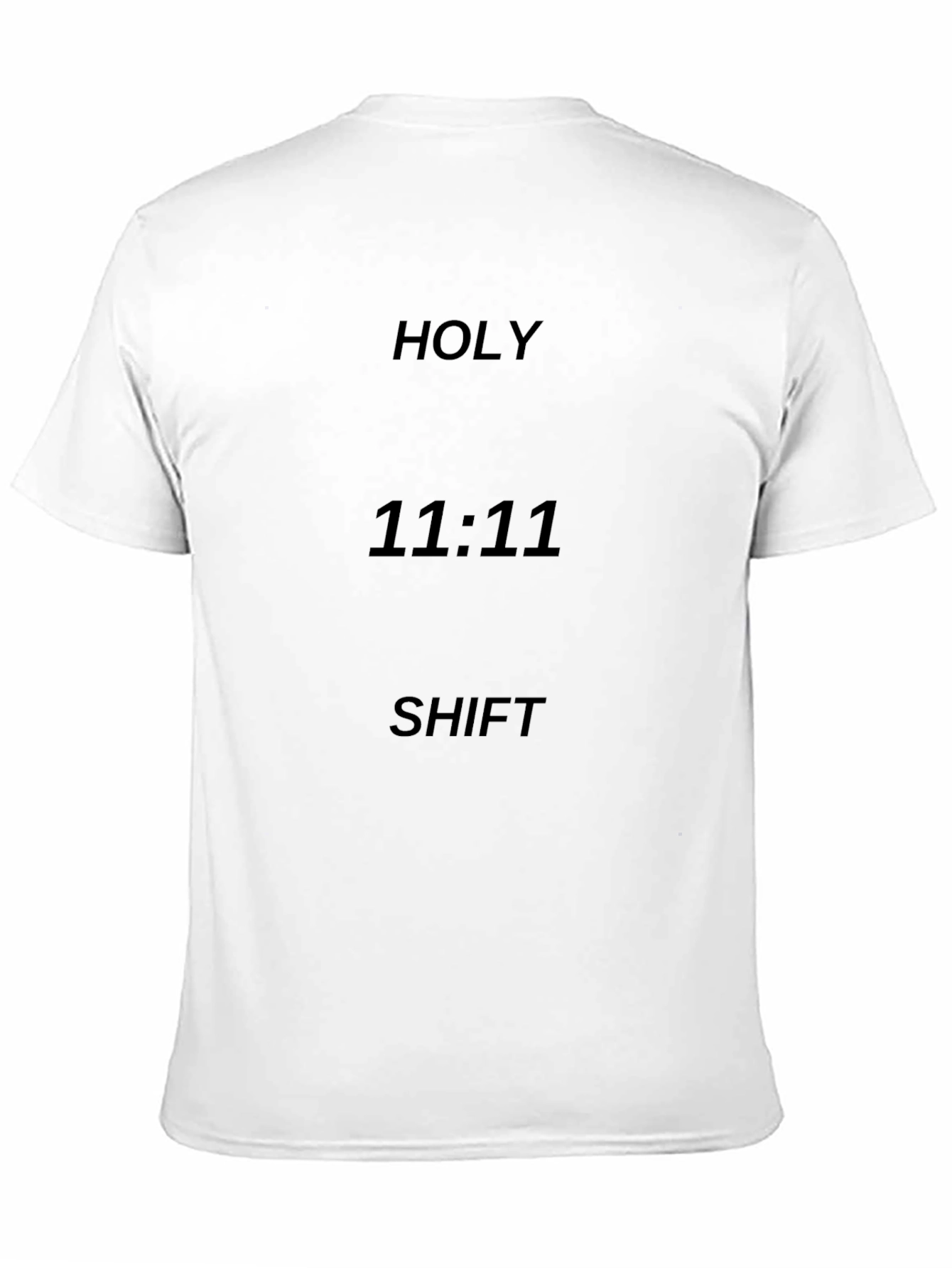 Holy 11:11 Shift Black Graphic T-Shirt