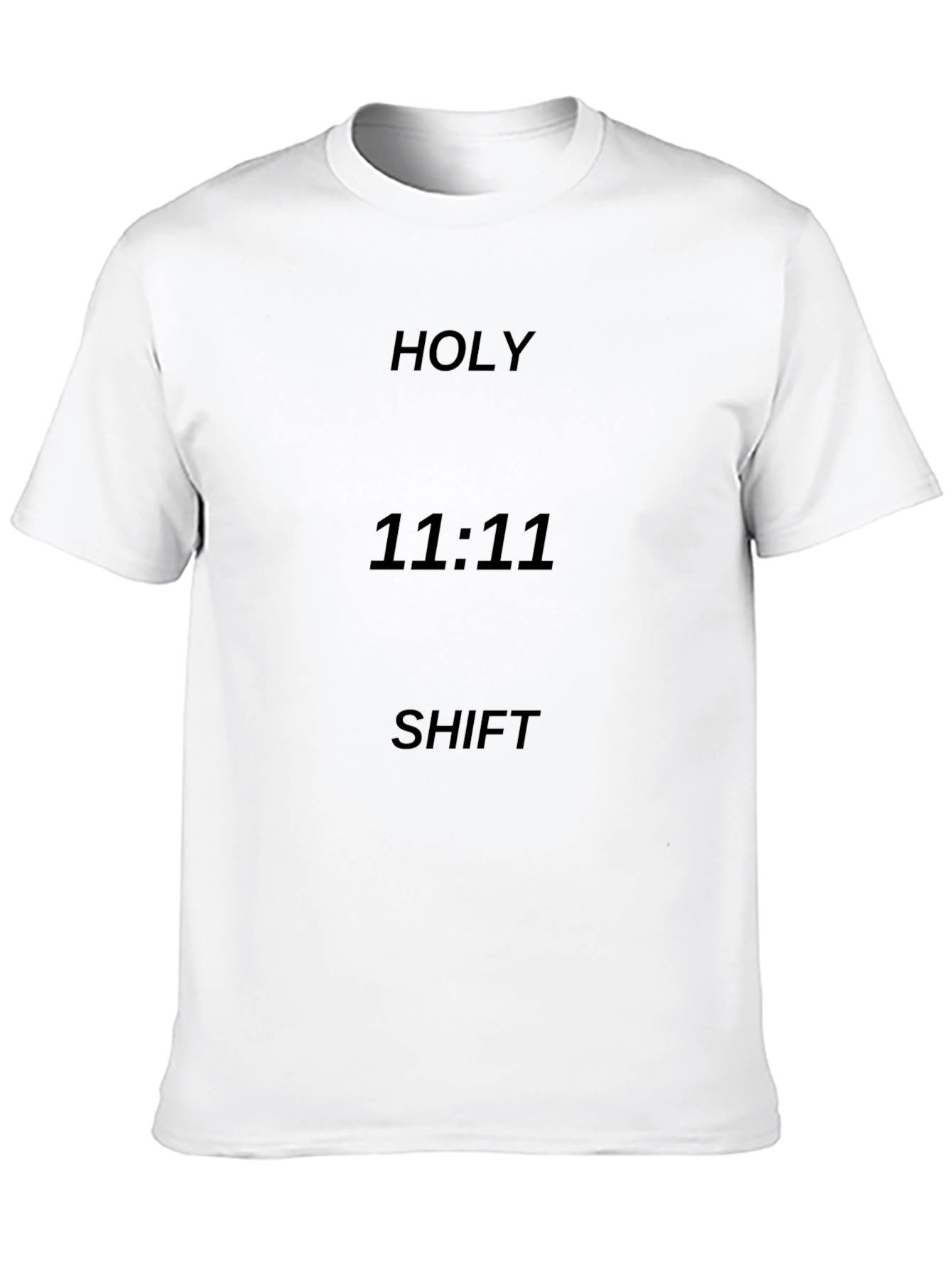Holy 11:11 Shift Black Graphic T-Shirt
