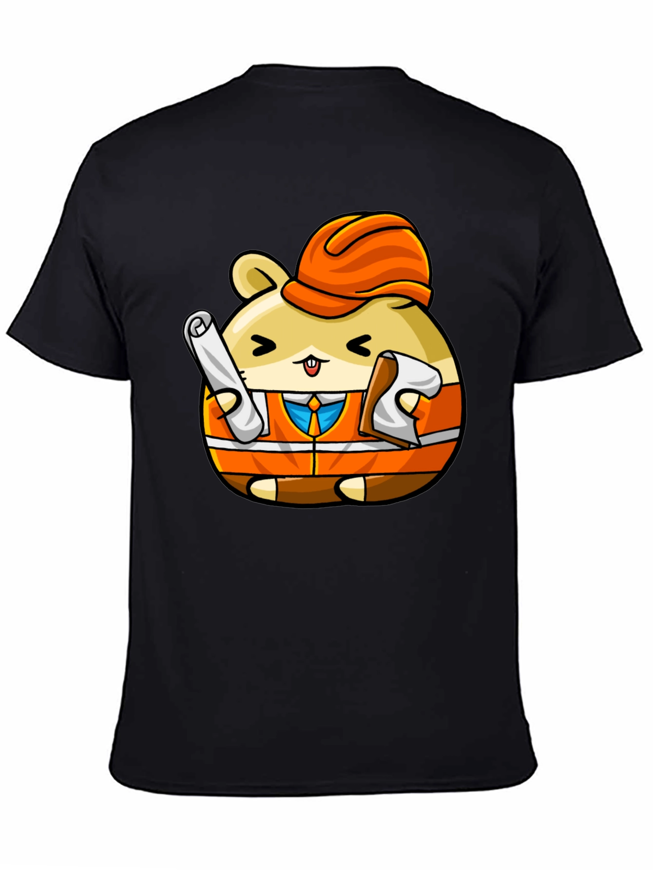 Construction Hamster Graphic T-Shirt