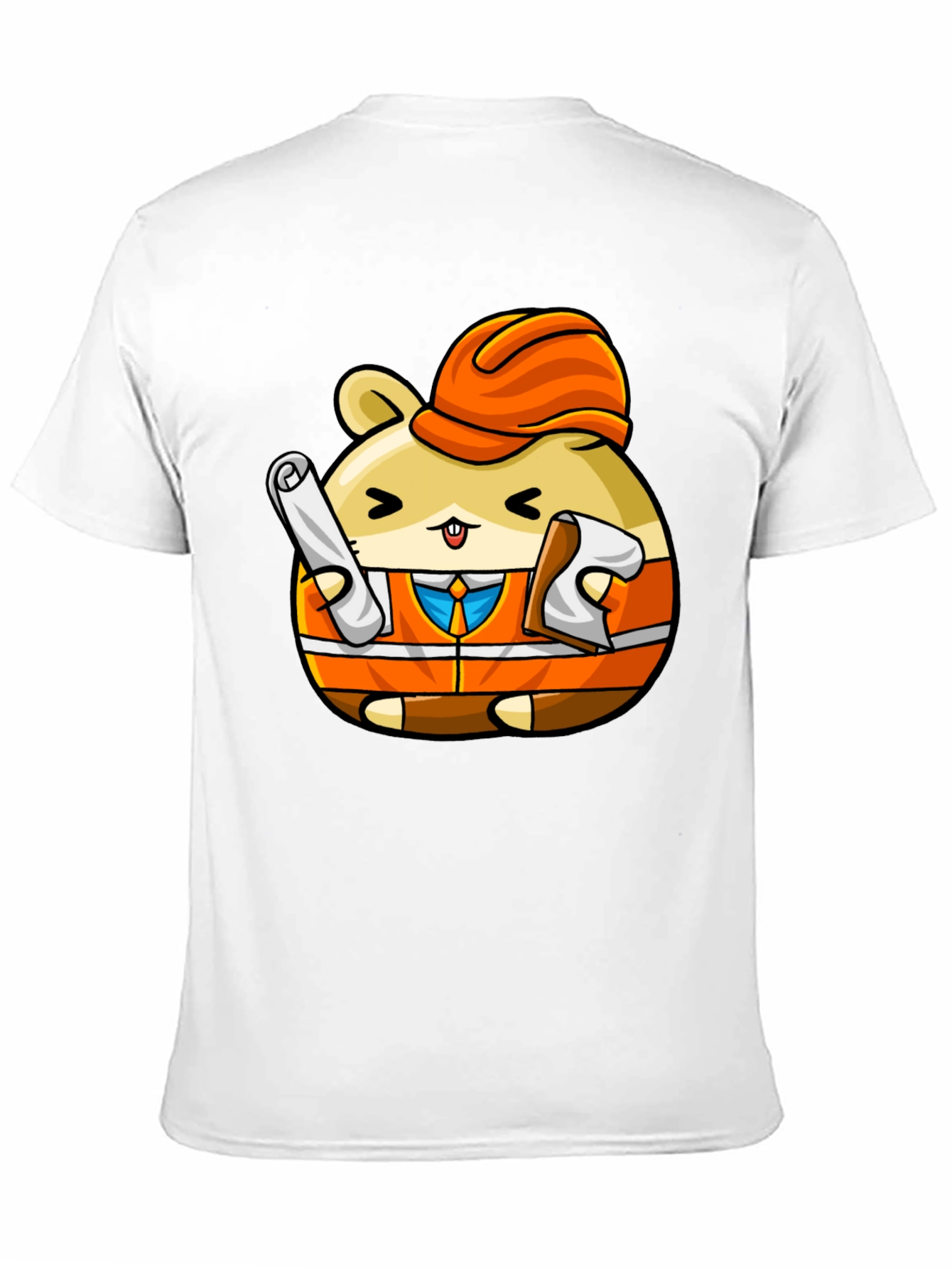 Construction Hamster Graphic T-Shirt