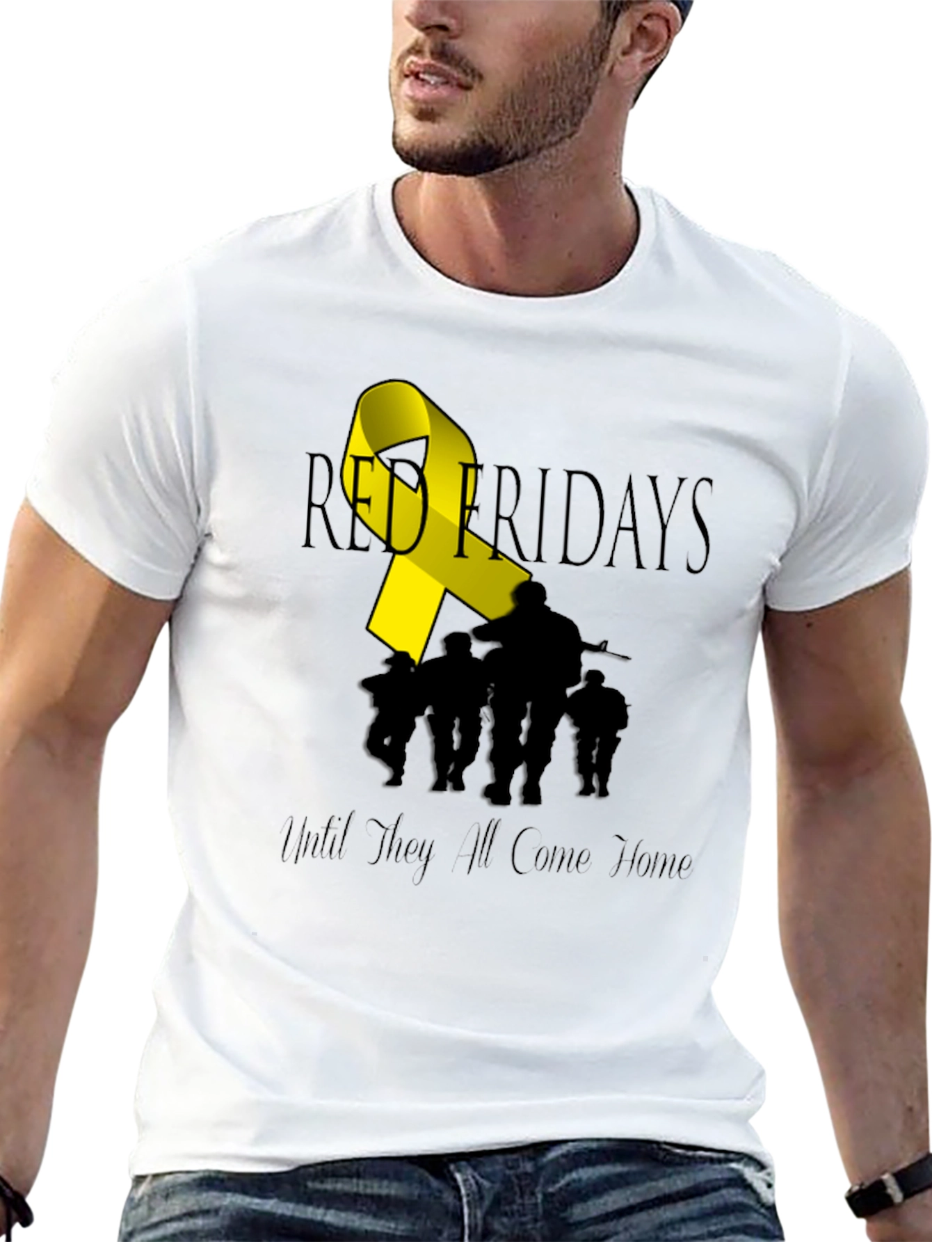 RED Fridays Until They All Come Home T-Shirt