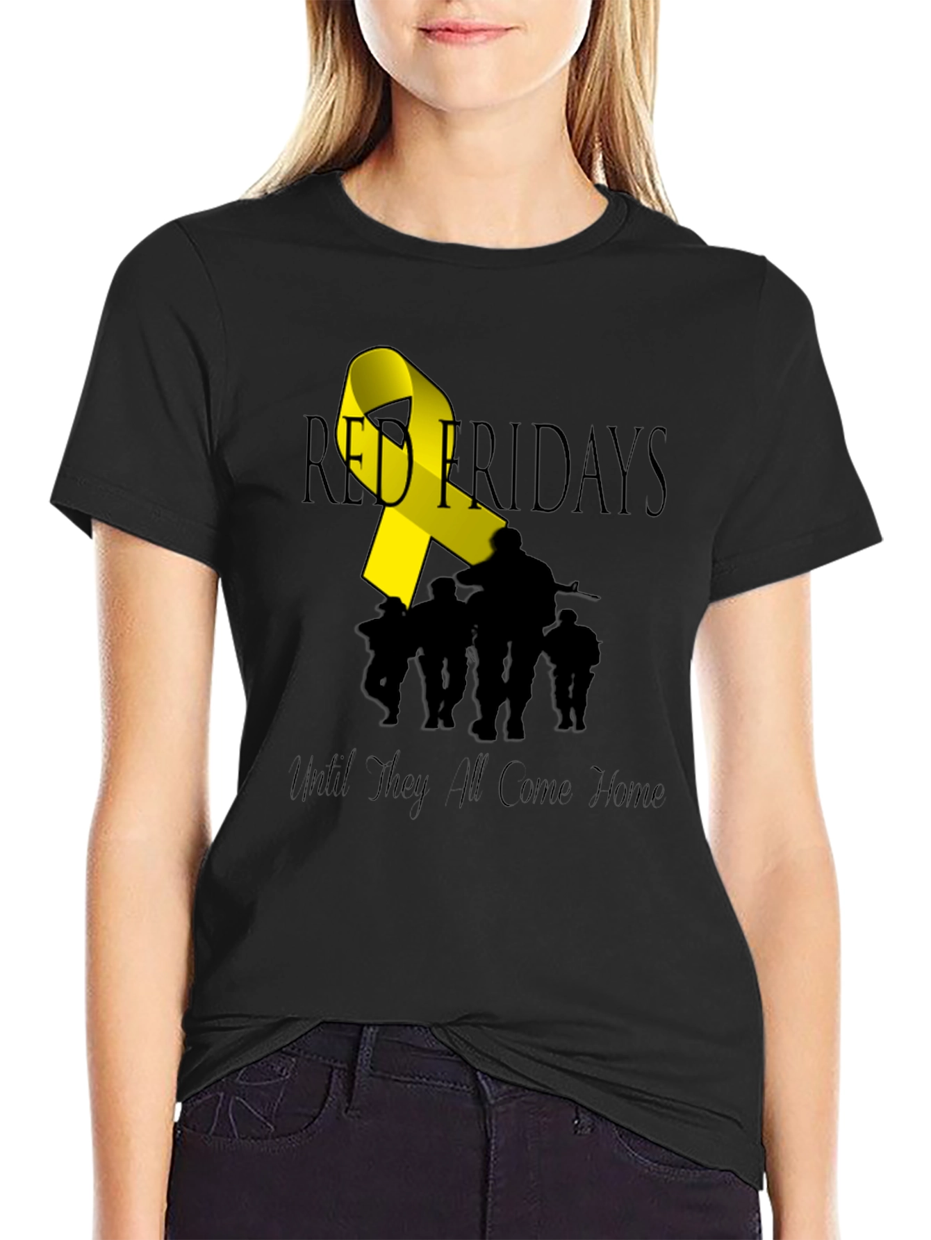 RED Fridays Until They All Come Home T-Shirt