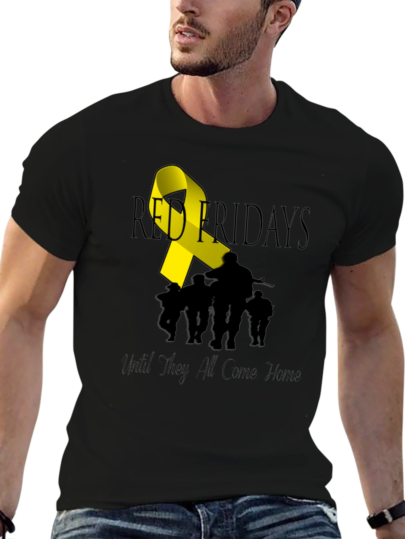 RED Fridays Until They All Come Home T-Shirt