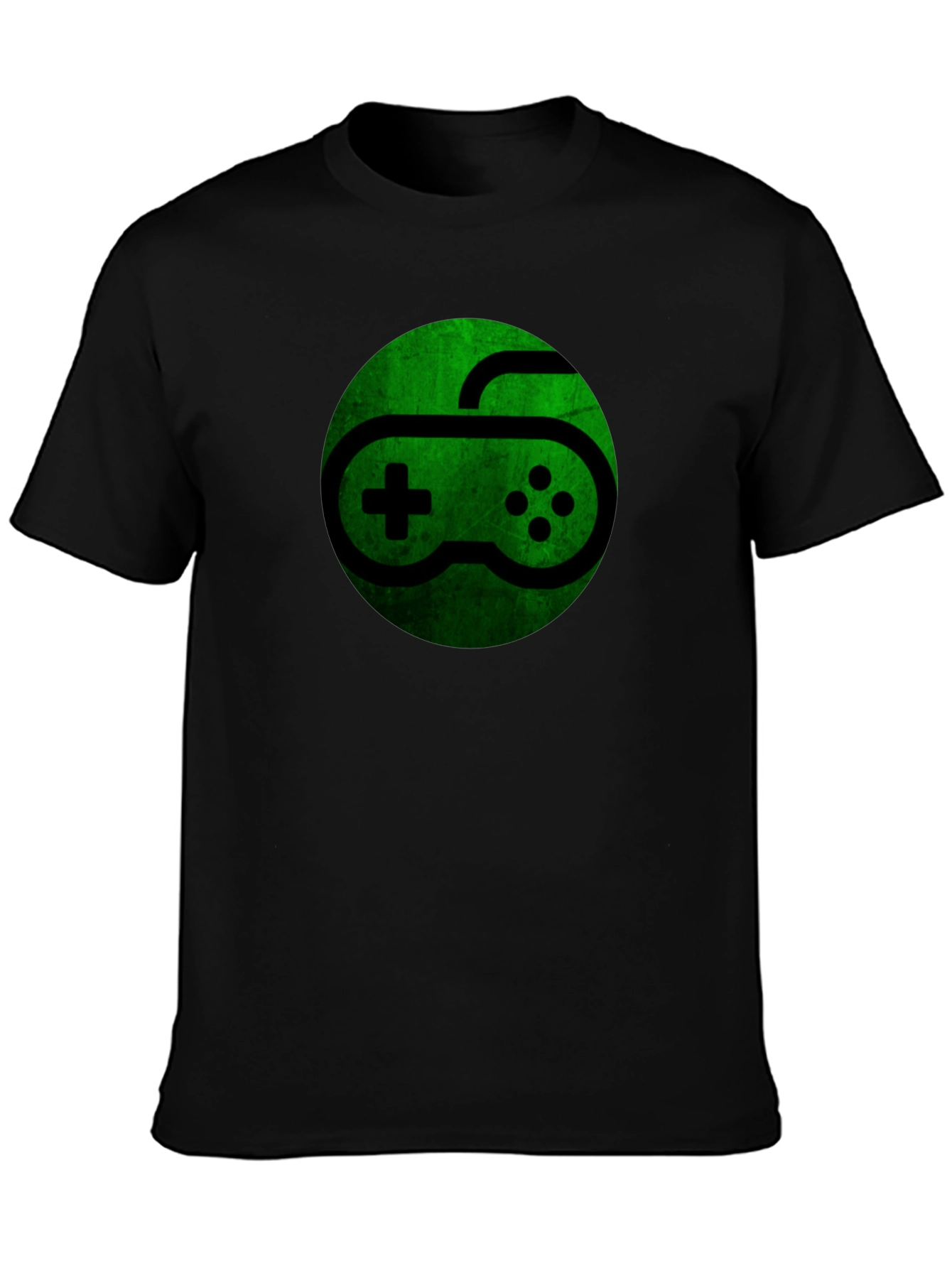 Gaming Controller Graphic T-Shirt - Black