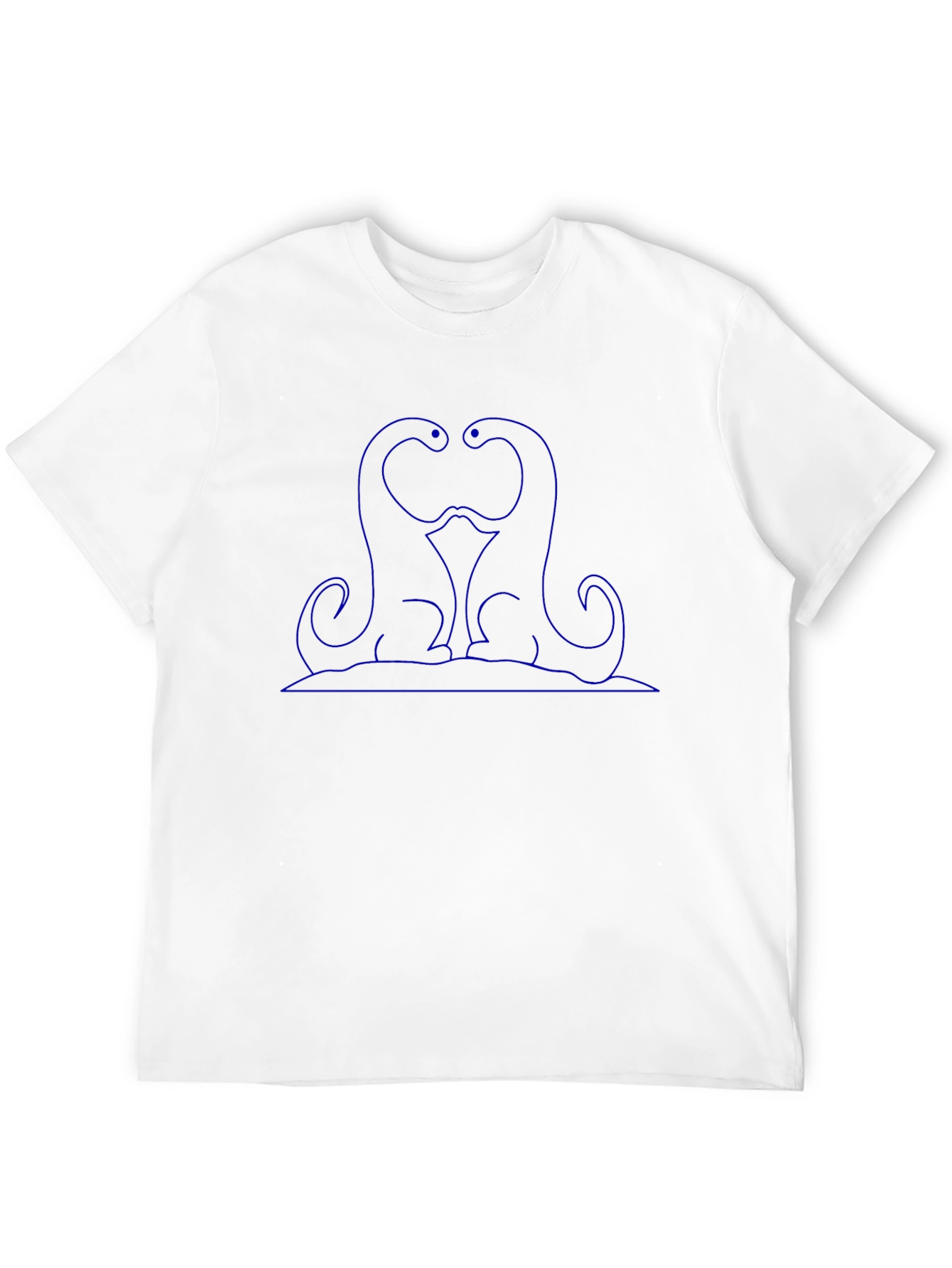 Dinosaur Lovers Black Cotton Graphic Tee