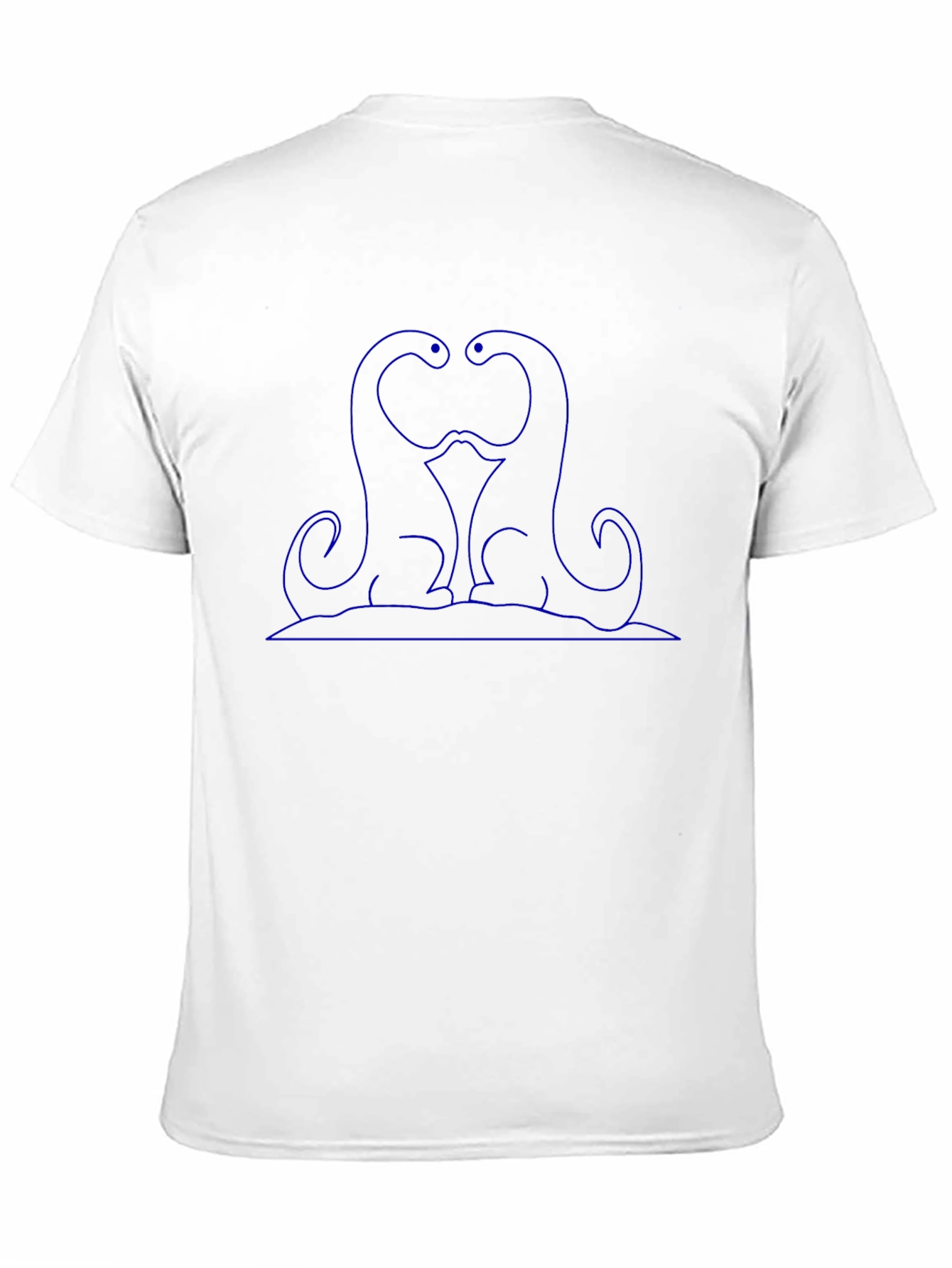 Dinosaur Lovers Black Cotton Graphic Tee