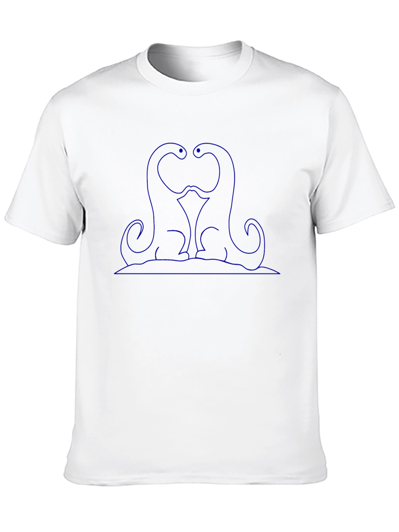 Dinosaur Lovers Black Cotton Graphic Tee