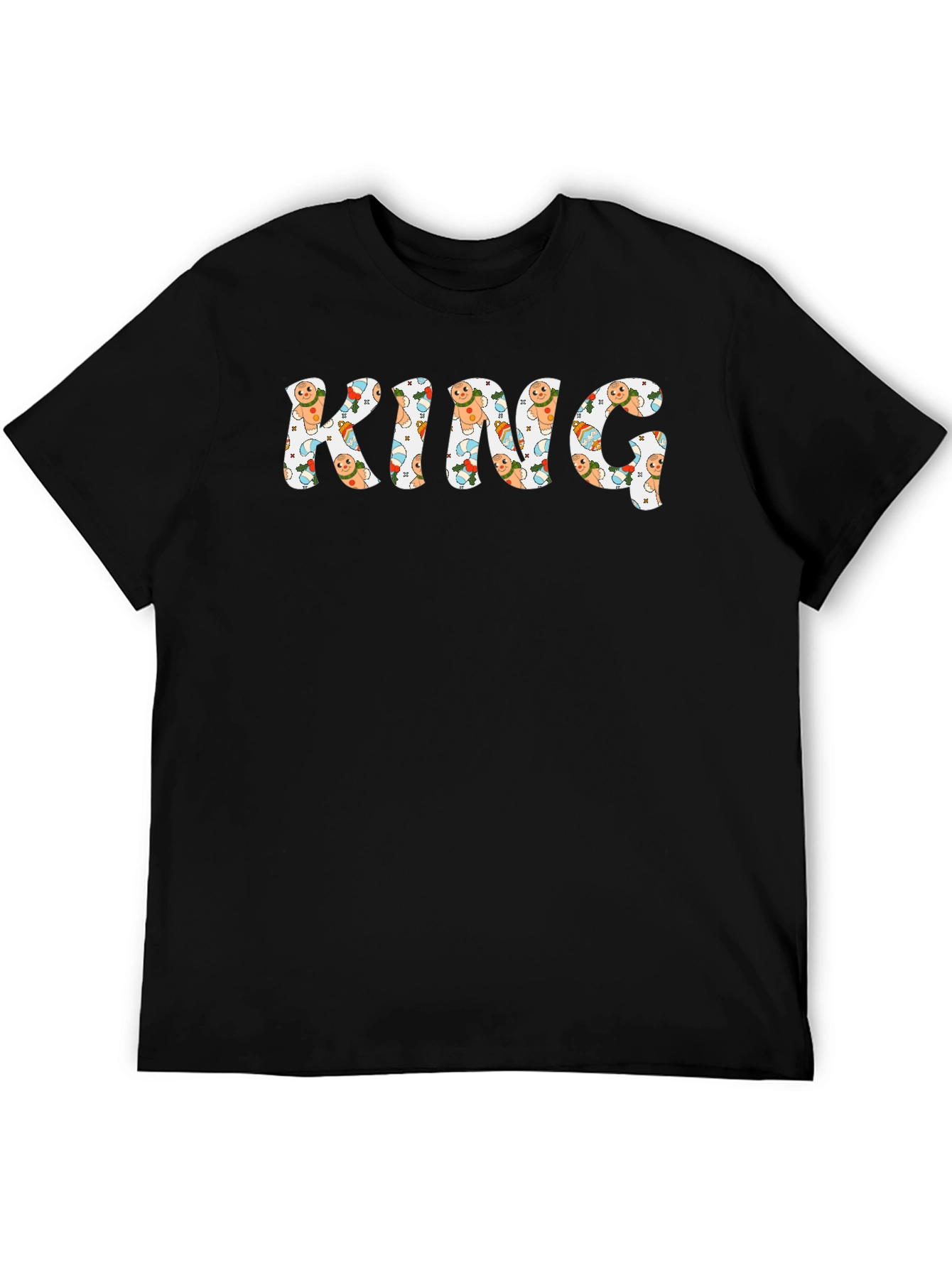 Gingerbread King T-Shirt - Christmas Holiday Apparel