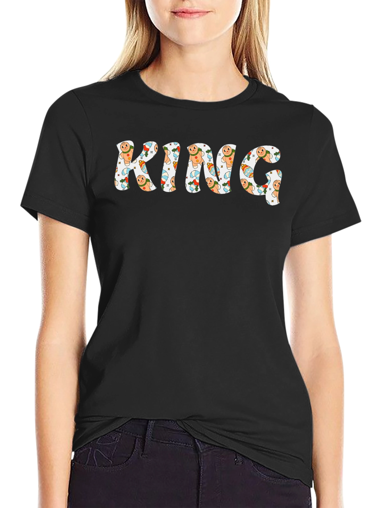 Gingerbread King T-Shirt - Christmas Holiday Apparel