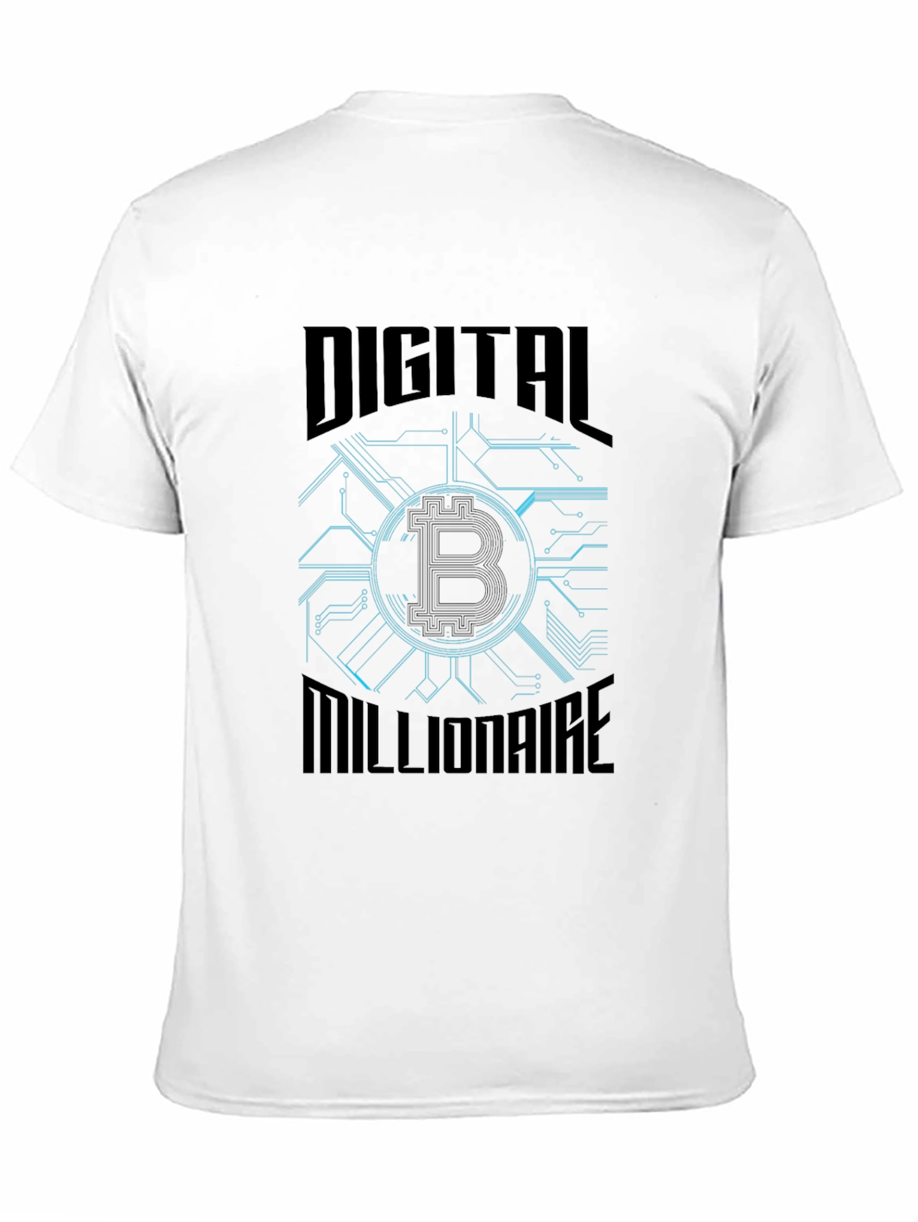 Digital Millionaire Bitcoin Graphic T-Shirt