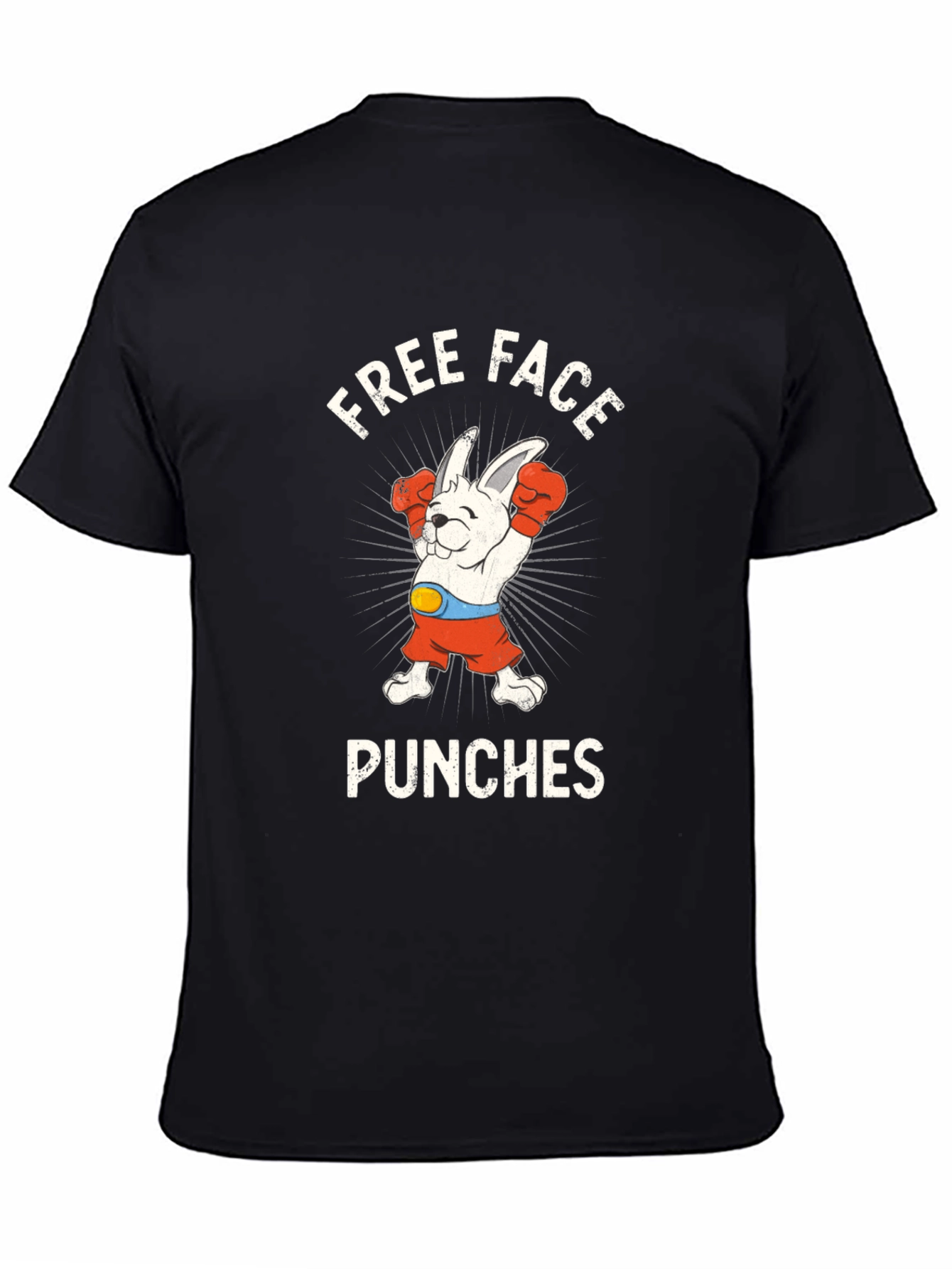 Free Face Punches Bunny Boxing T-Shirt
