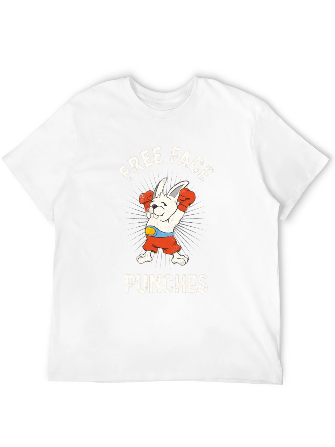 Free Face Punches Bunny Boxing T-Shirt