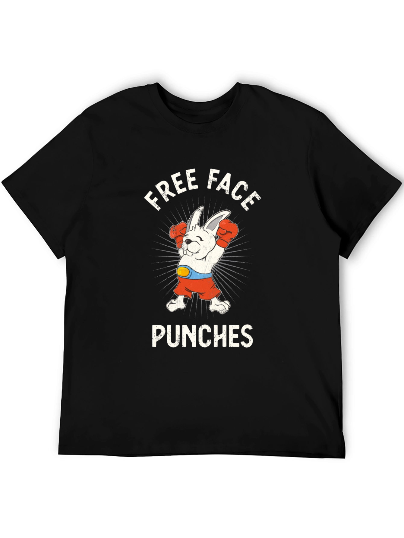 Free Face Punches Bunny Boxing T-Shirt
