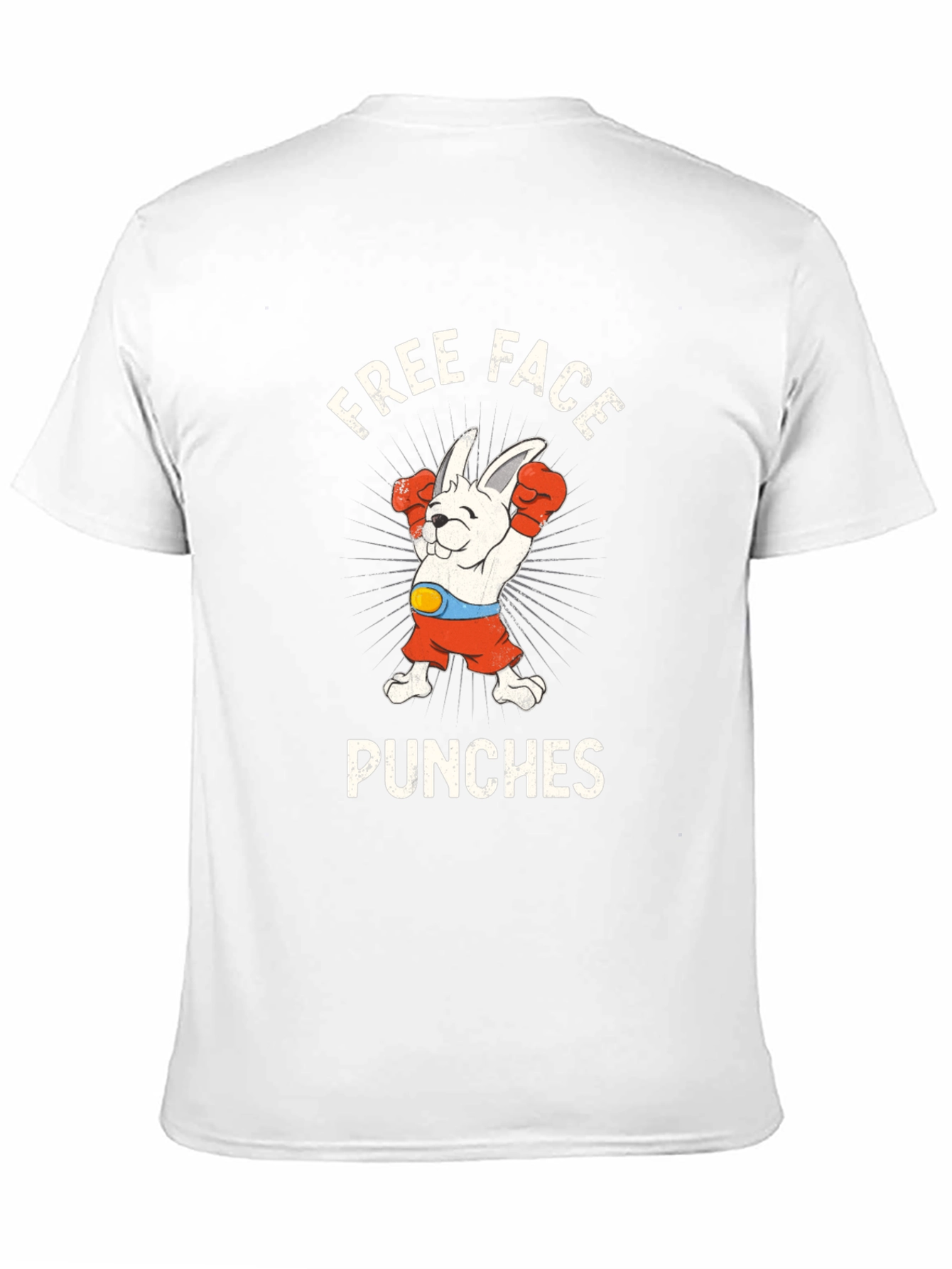 Free Face Punches Bunny Boxing T-Shirt