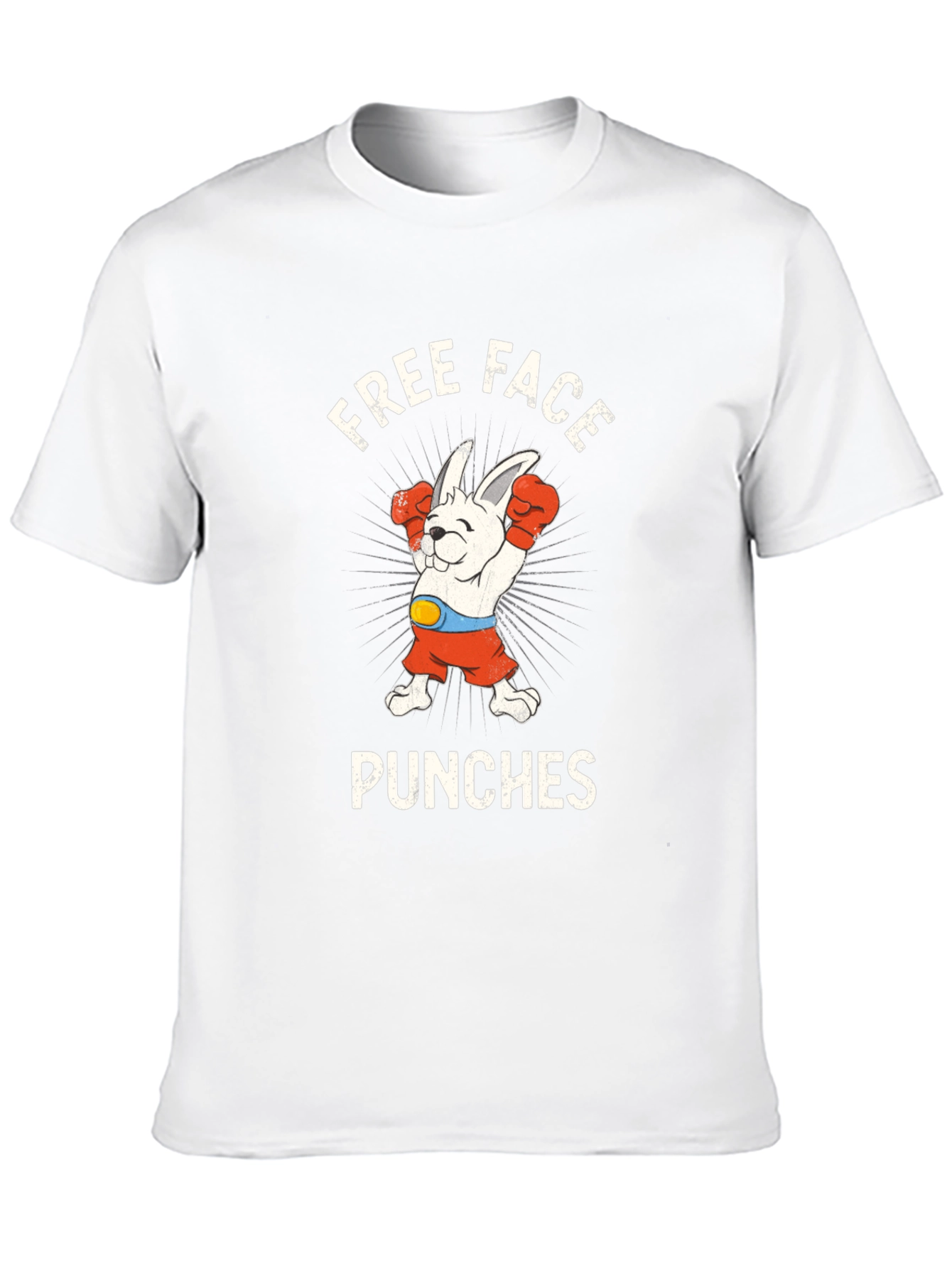 Free Face Punches Bunny Boxing T-Shirt