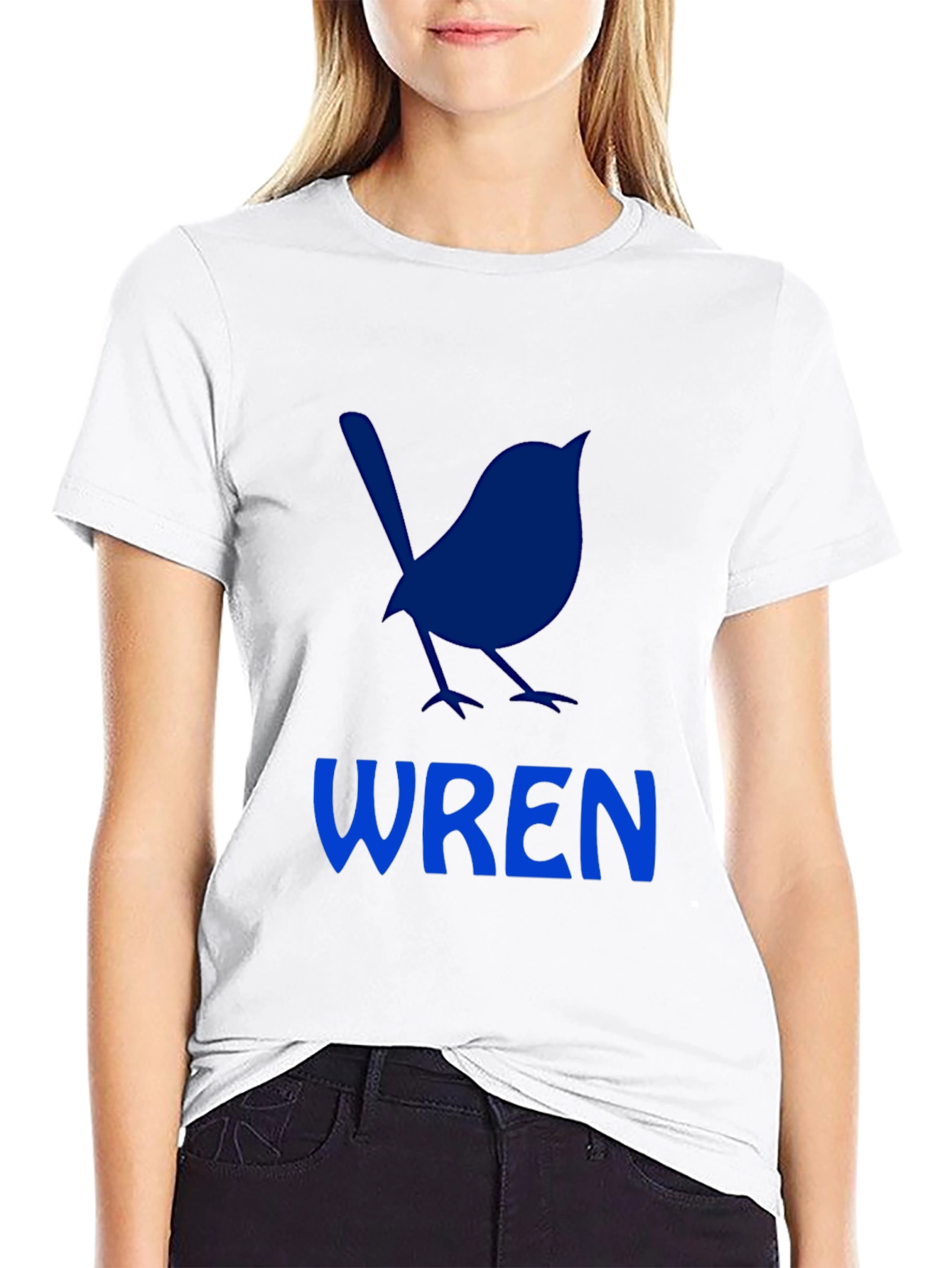 Wren Bird Graphic T-Shirt - Casual Crew Neck Tee
