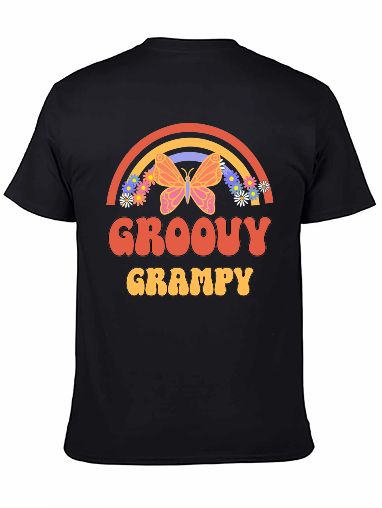Groovy Grampy Retro Graphic Tee