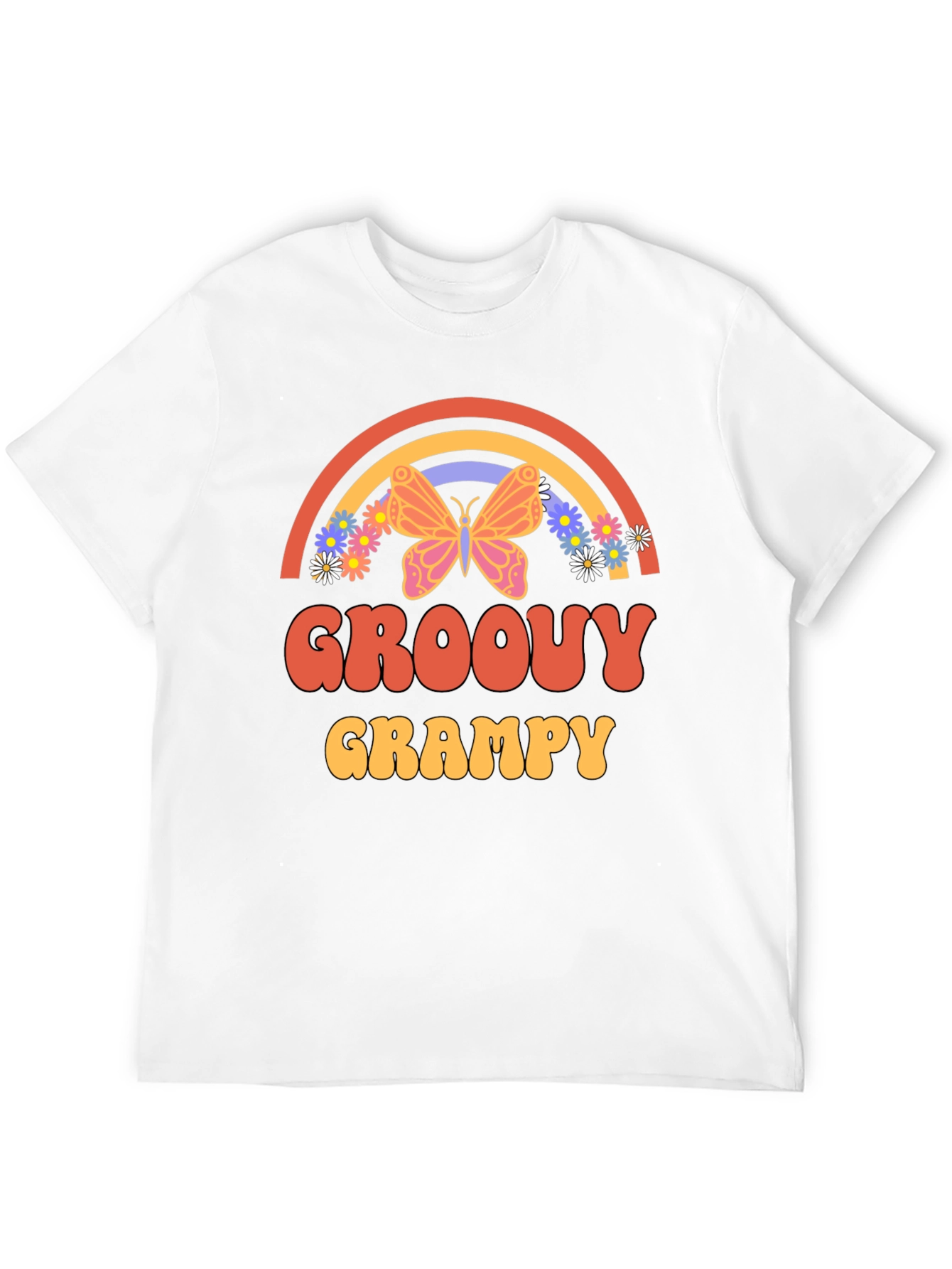 Groovy Grampy Retro Graphic Tee