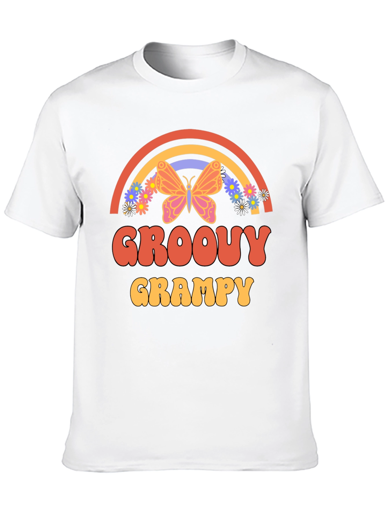 Groovy Grampy Retro Graphic Tee
