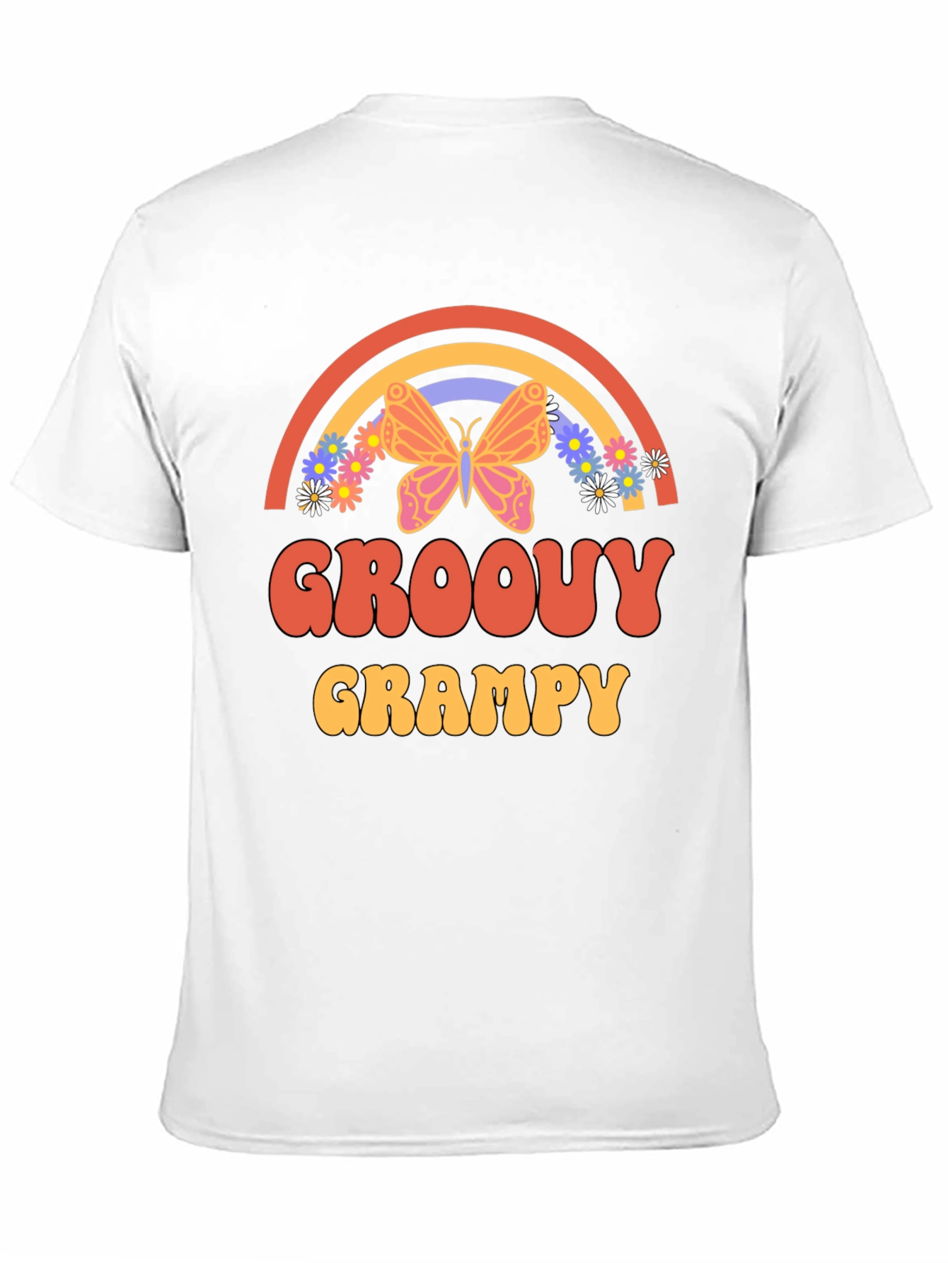 Groovy Grampy Retro Graphic Tee
