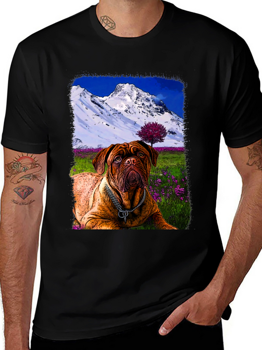 Dog Mountain Landscape T-Shirt