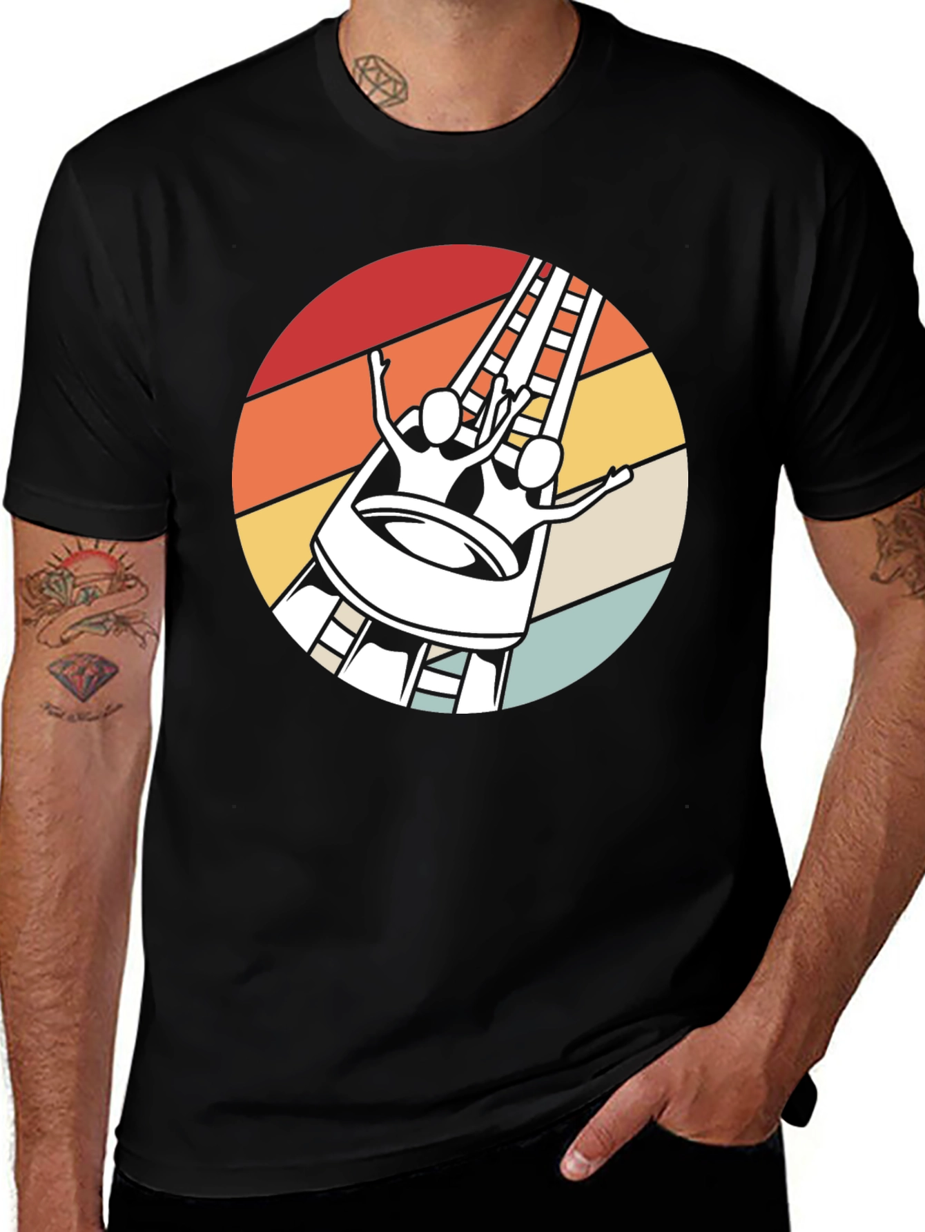 Retro Roller Coaster T-Shirt