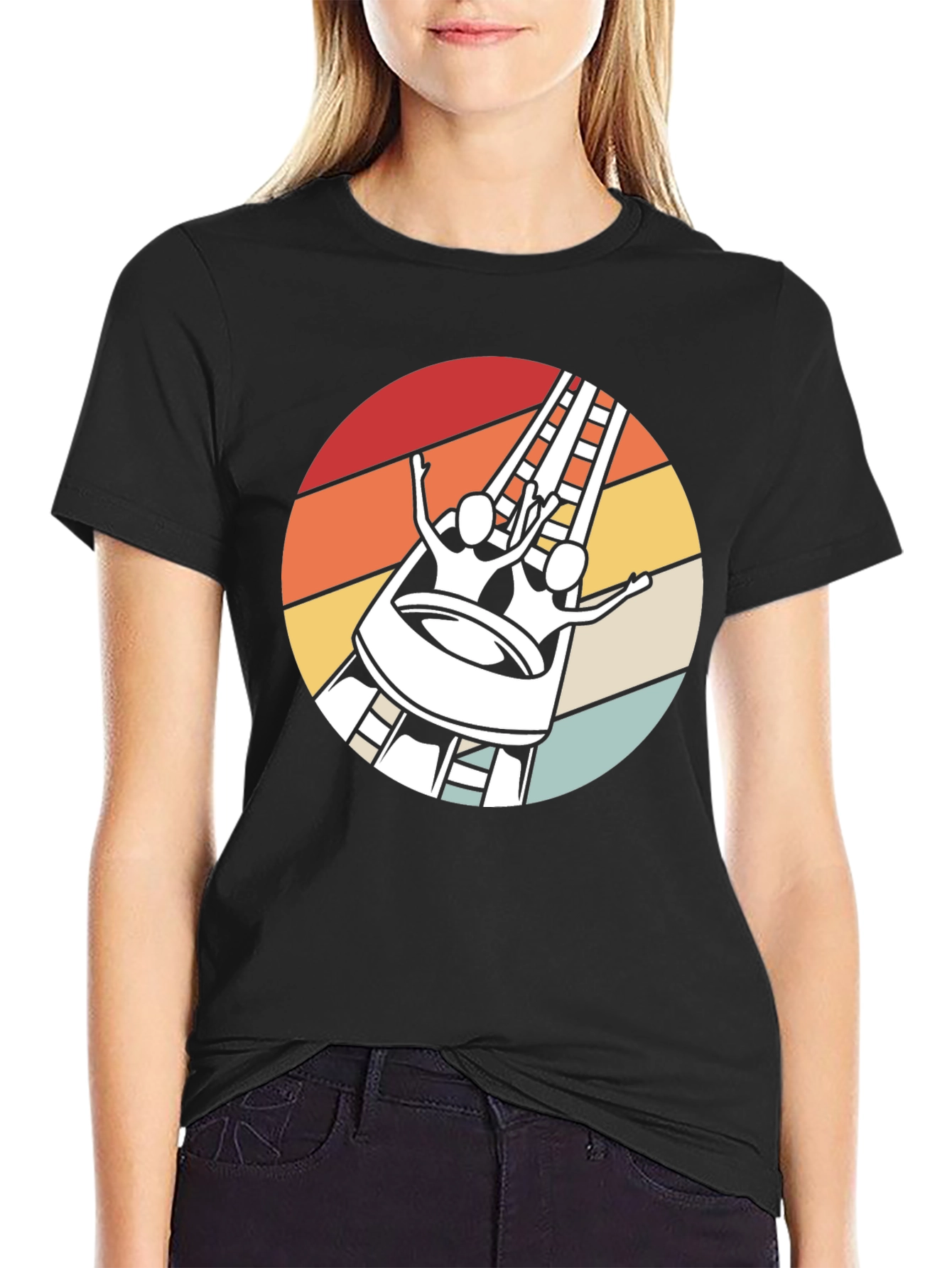 Retro Roller Coaster T-Shirt