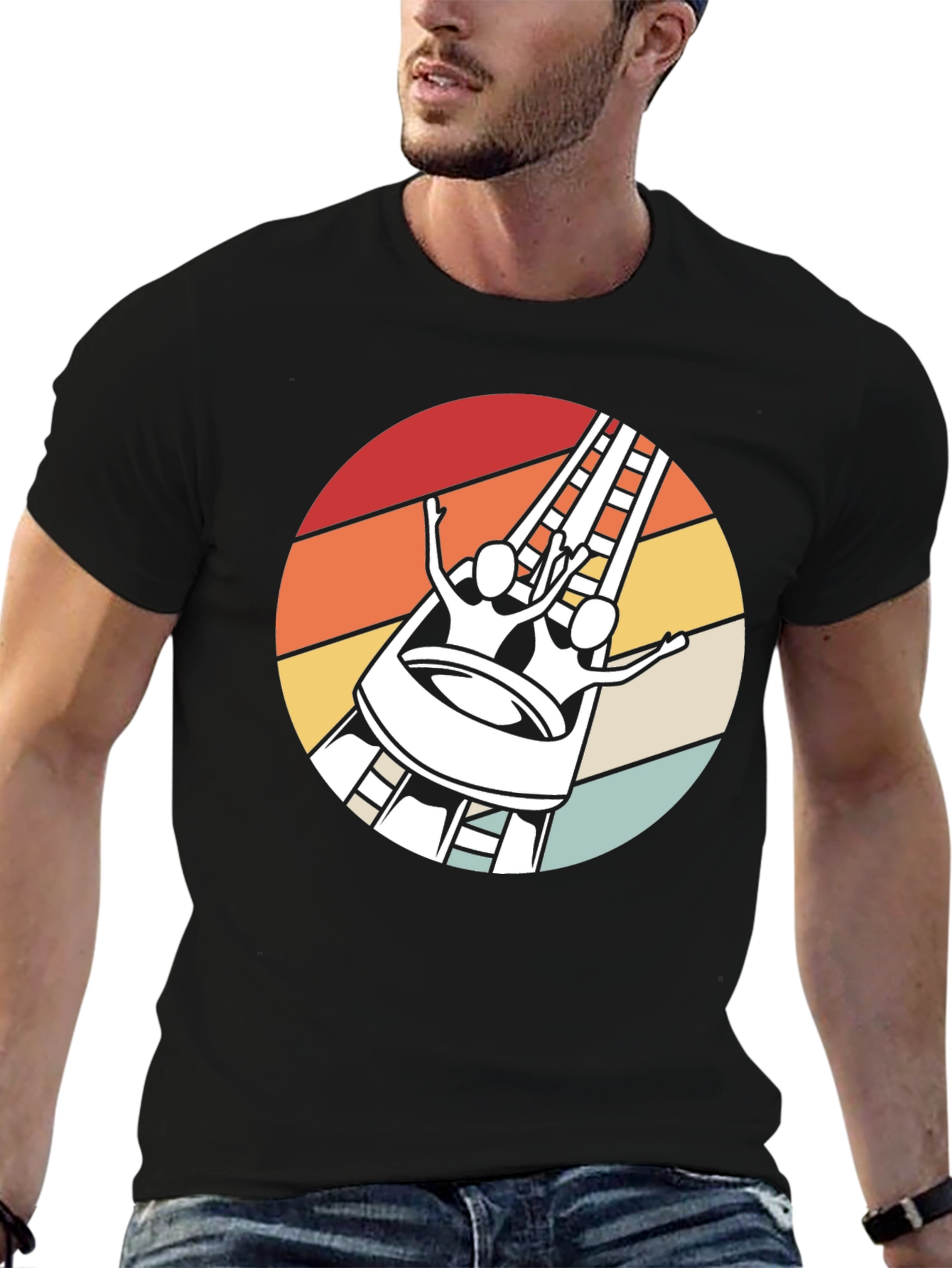 Retro Roller Coaster T-Shirt