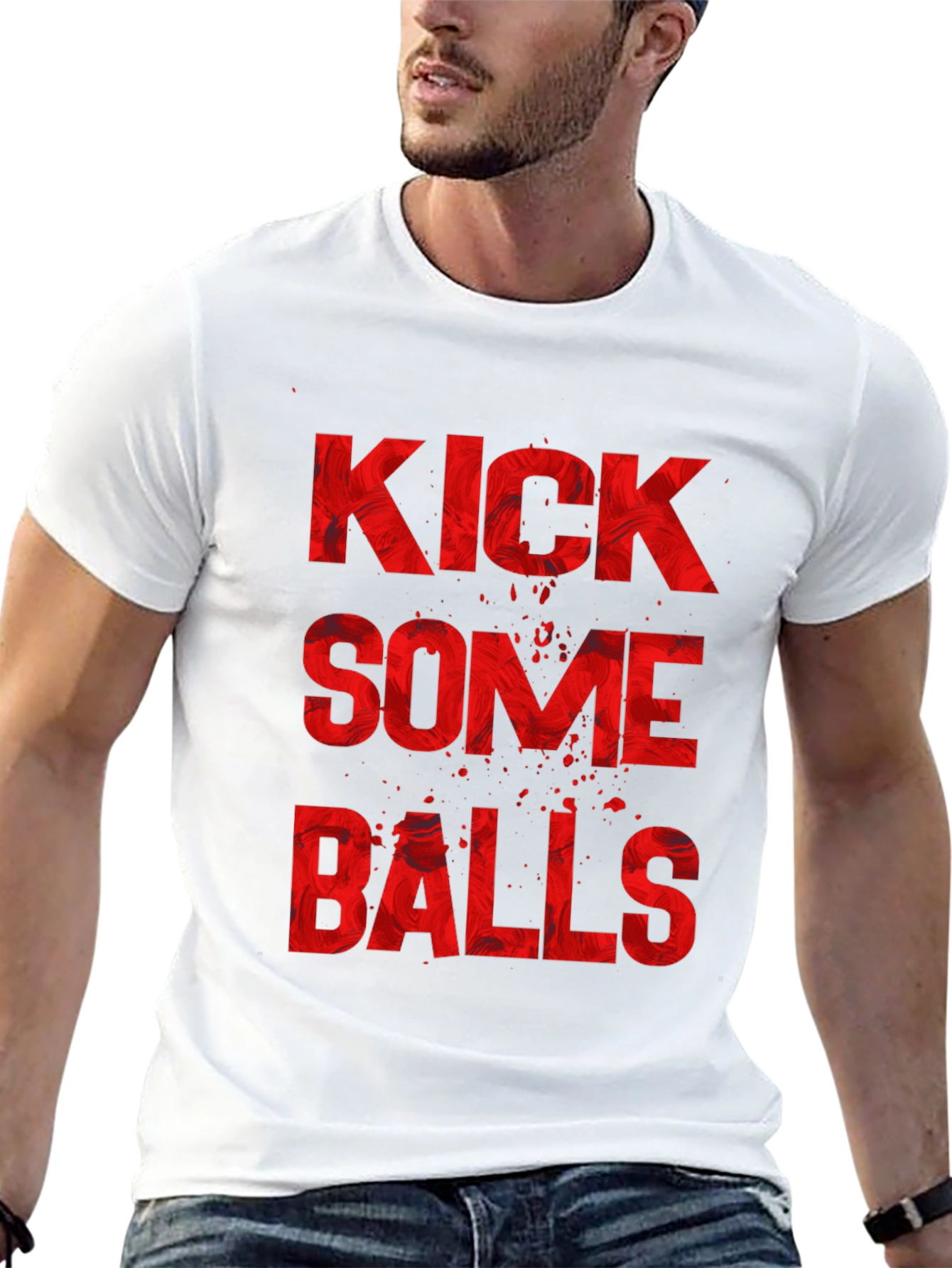 Kick Some Balls Graphic T-Shirt