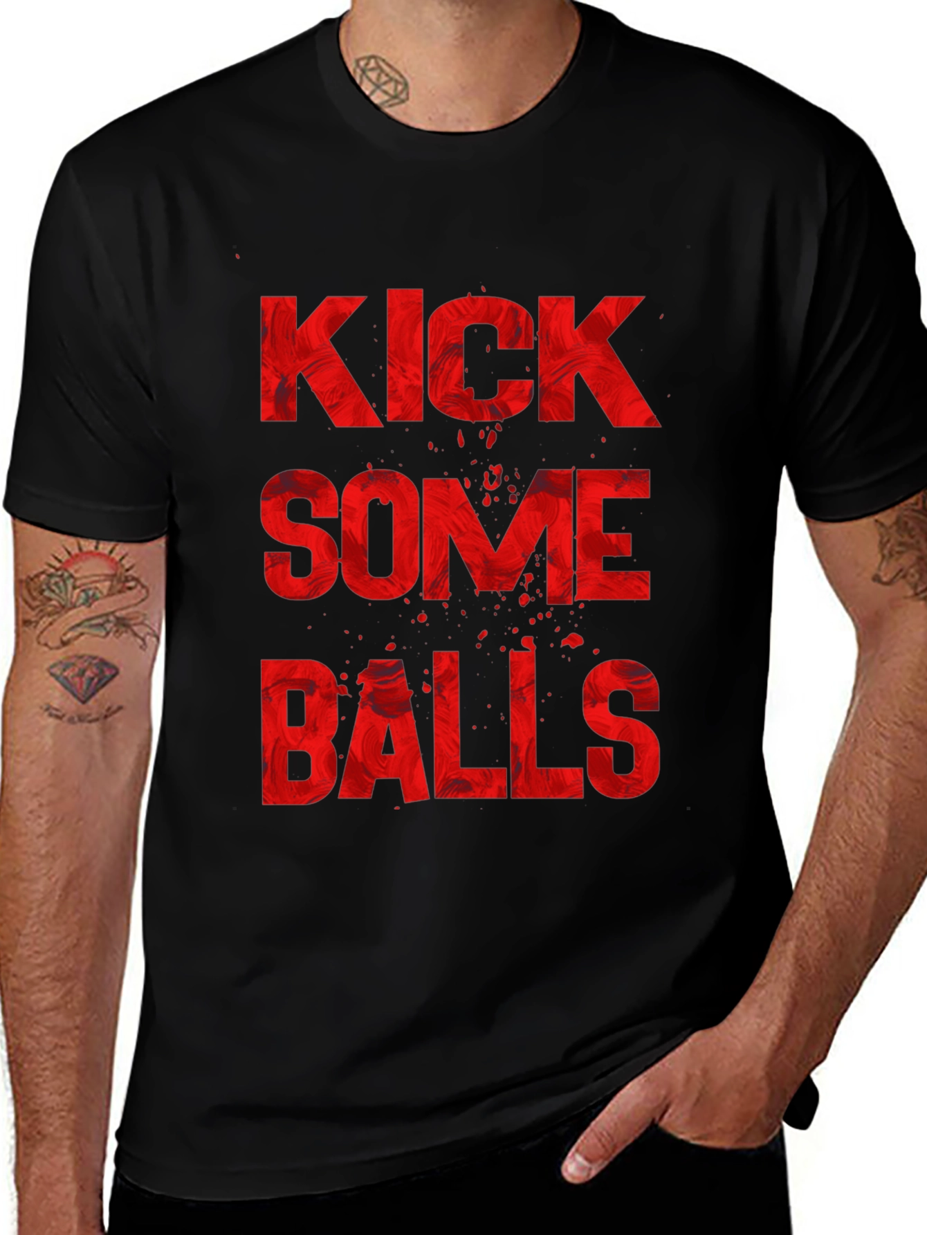 Kick Some Balls Graphic T-Shirt