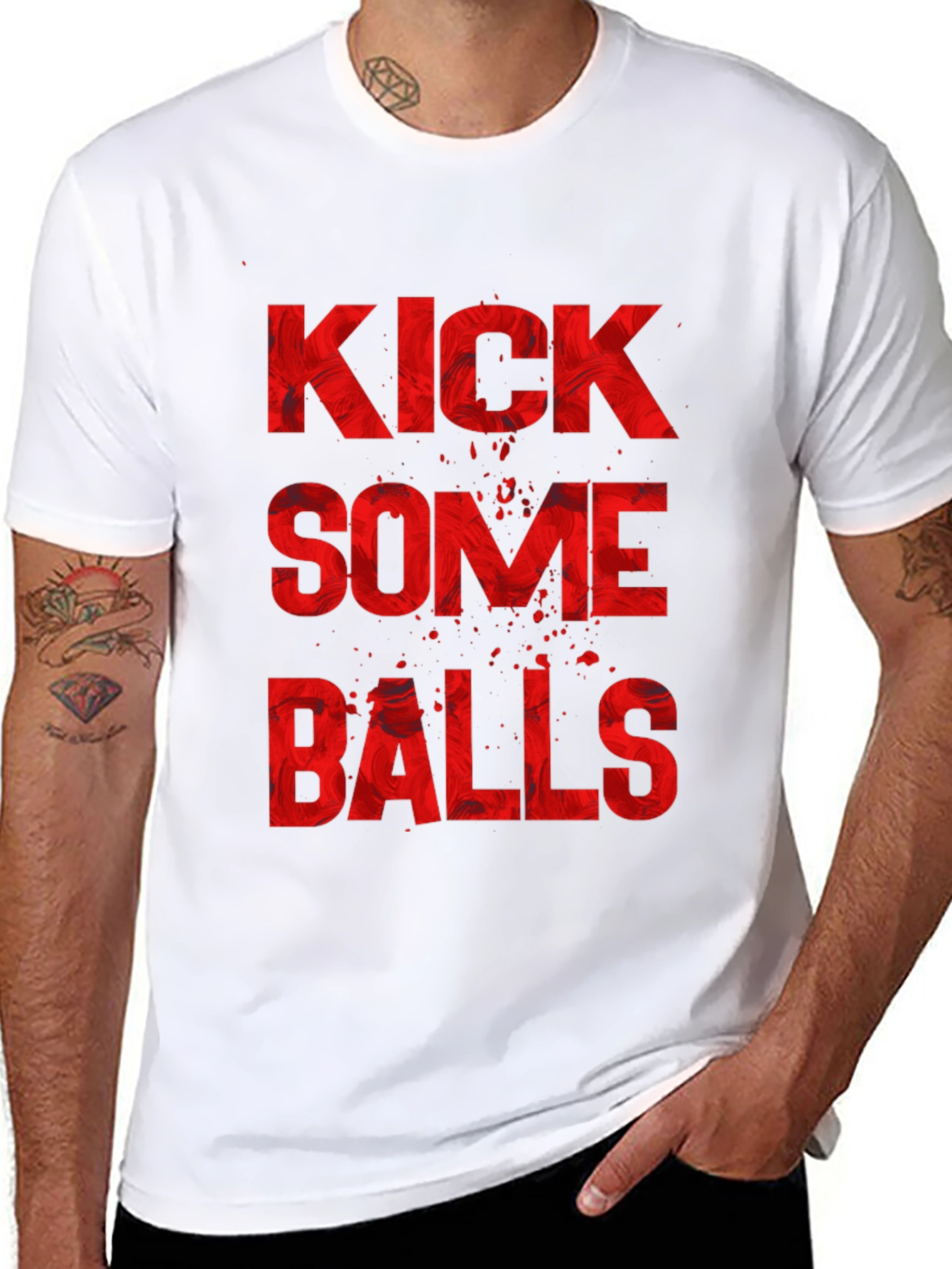 Kick Some Balls Graphic T-Shirt