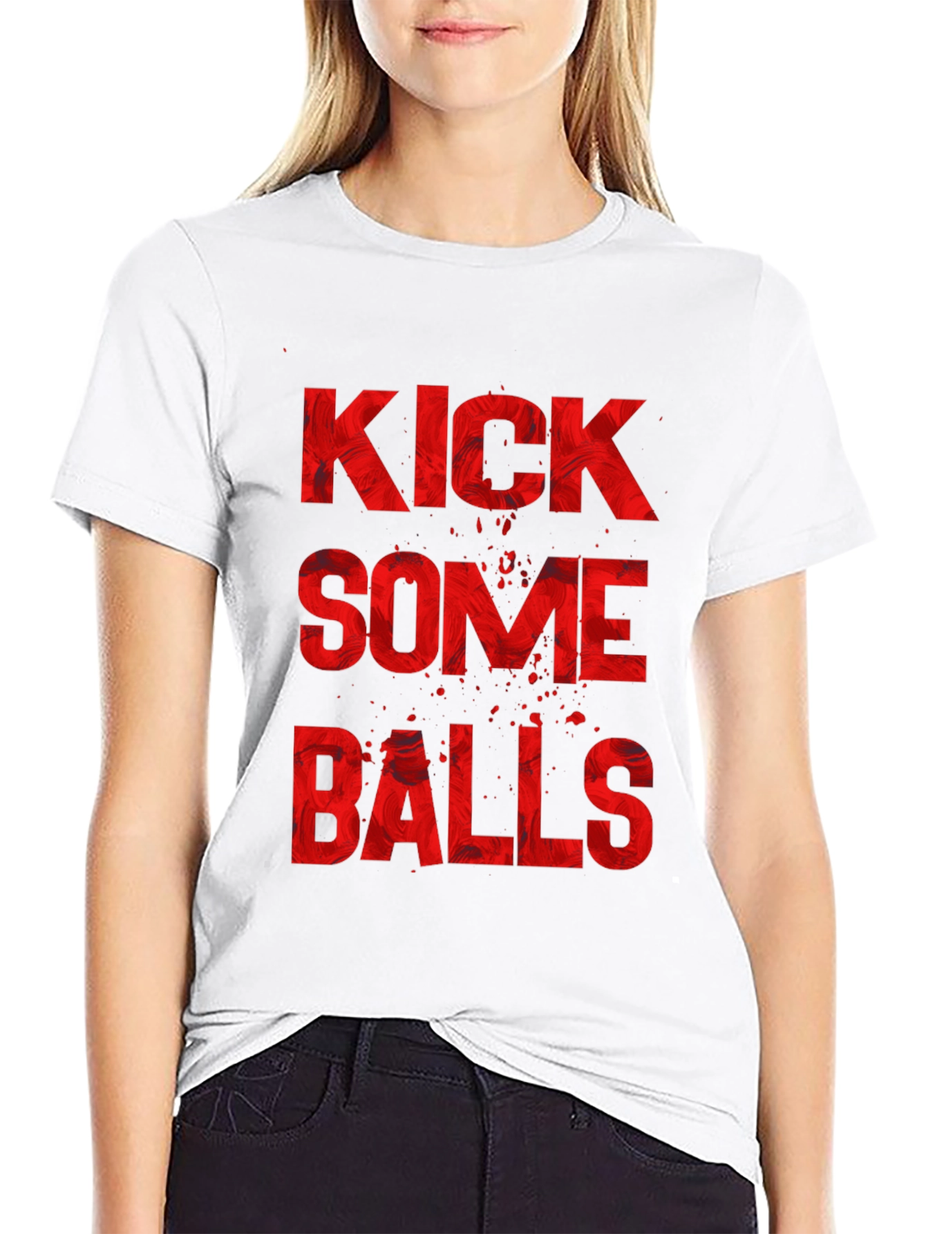 Kick Some Balls Graphic T-Shirt