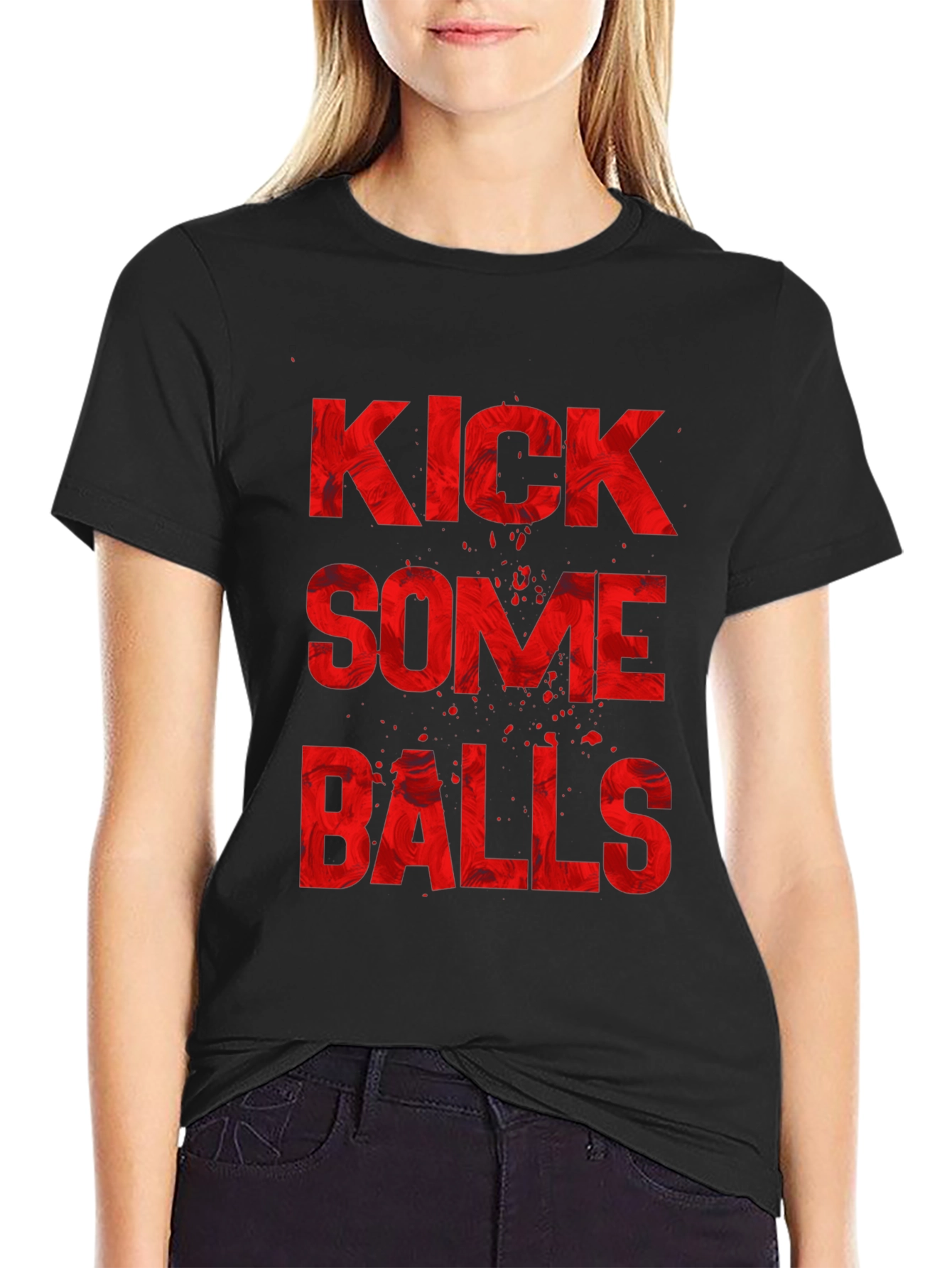 Kick Some Balls Graphic T-Shirt