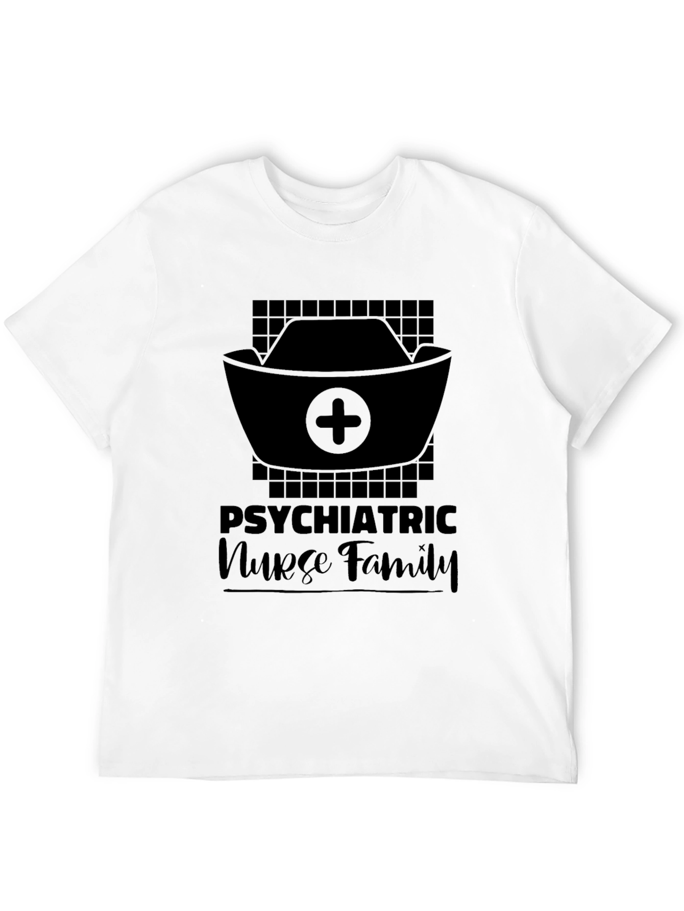Psychiatric Nurse Family Black T-Shirt