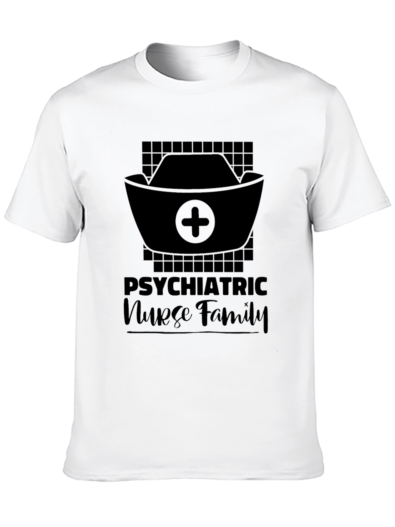 Psychiatric Nurse Family Black T-Shirt