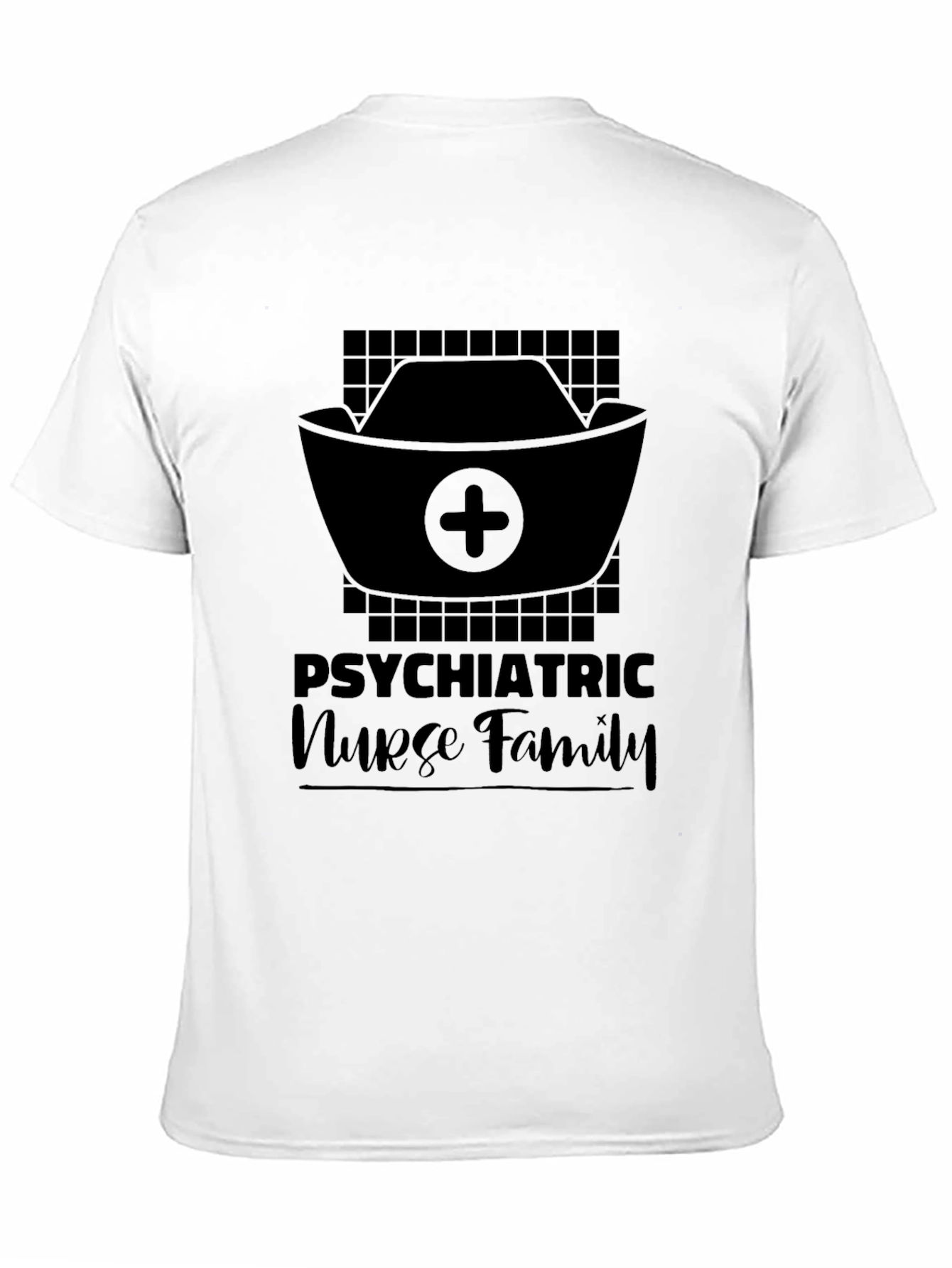 Psychiatric Nurse Family Black T-Shirt