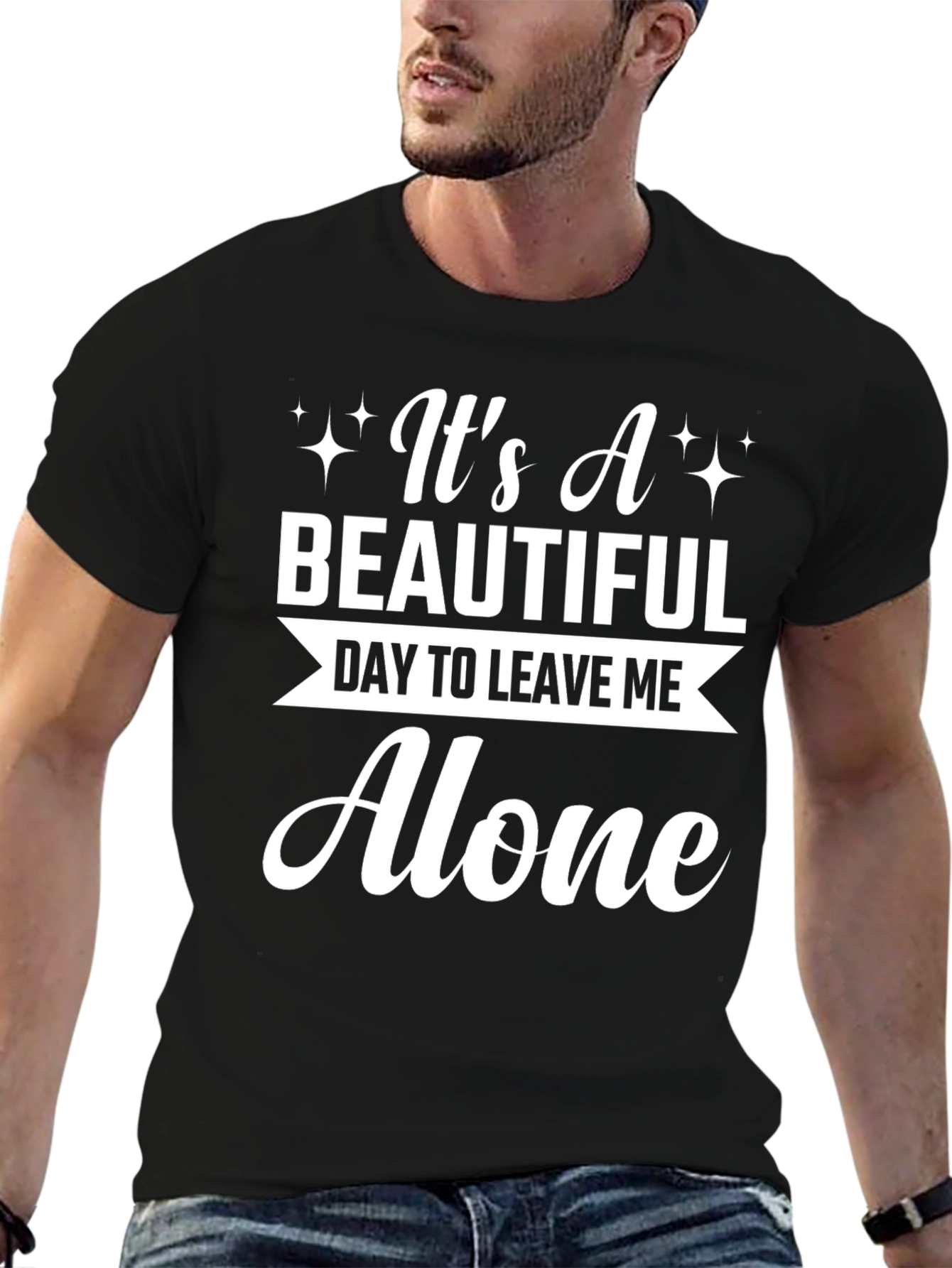 Funny T-Shirt: Leave Me Alone Graphic Tee