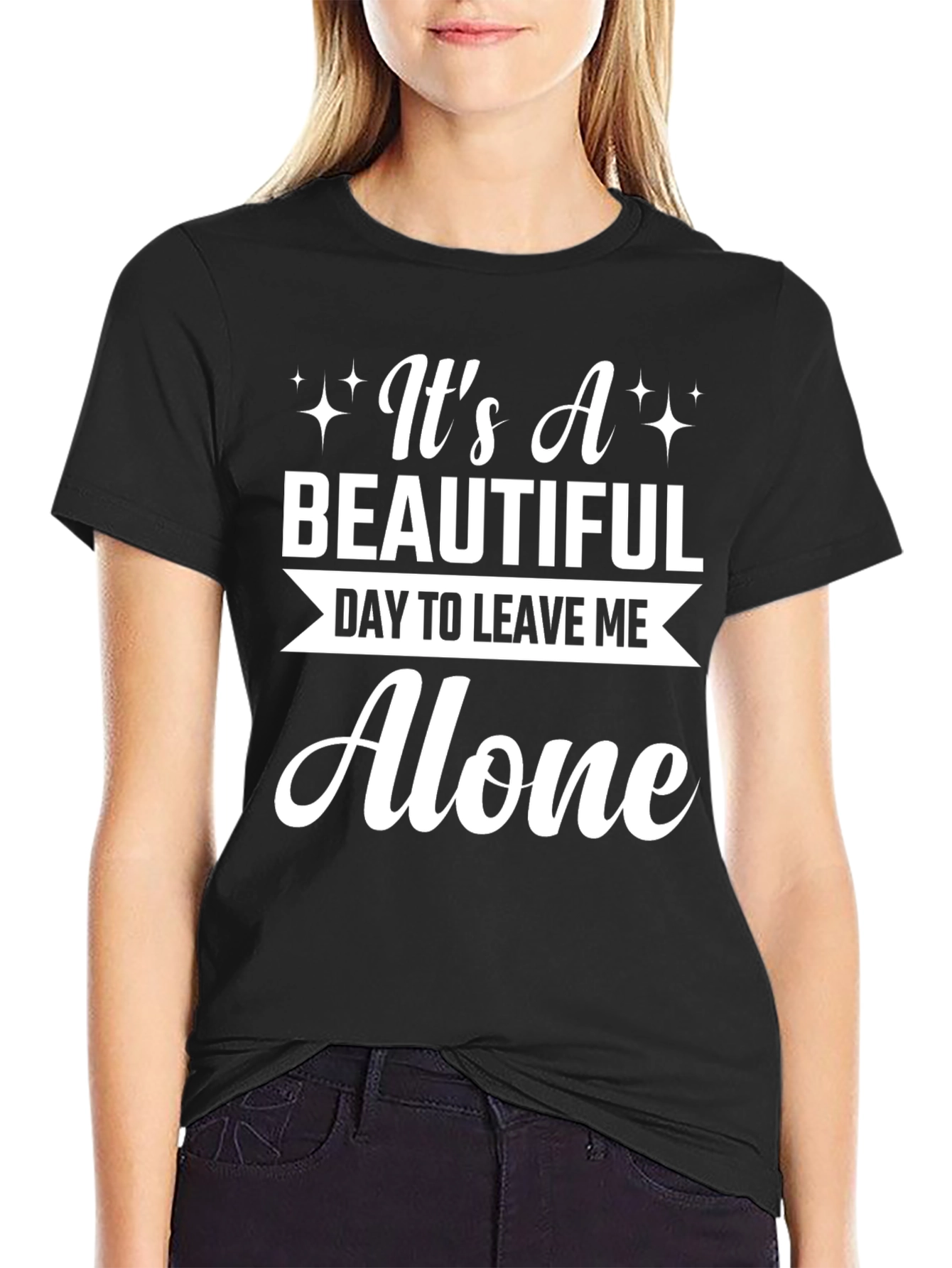 Funny T-Shirt: Leave Me Alone Graphic Tee
