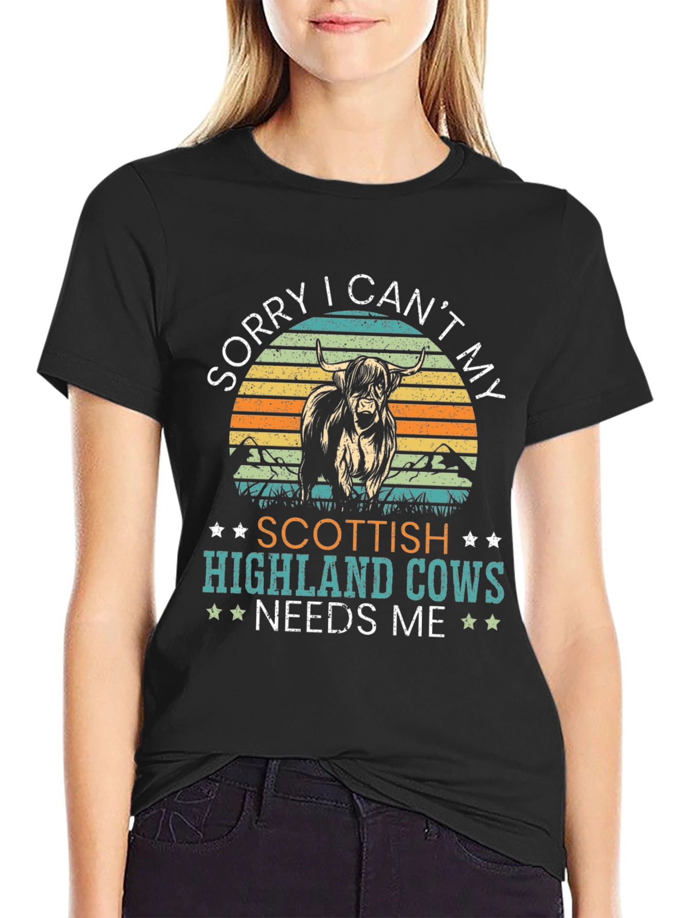 Scottish Highland Cow T-Shirt
